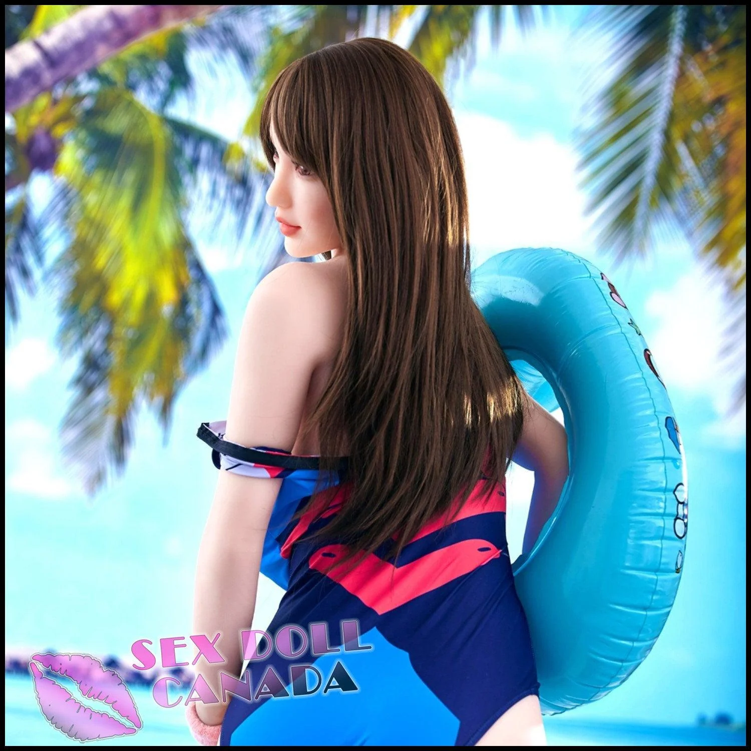 163 (5'4") B-Cup Mika Brunette - Fair - IRONTECH Dolls - Image 9