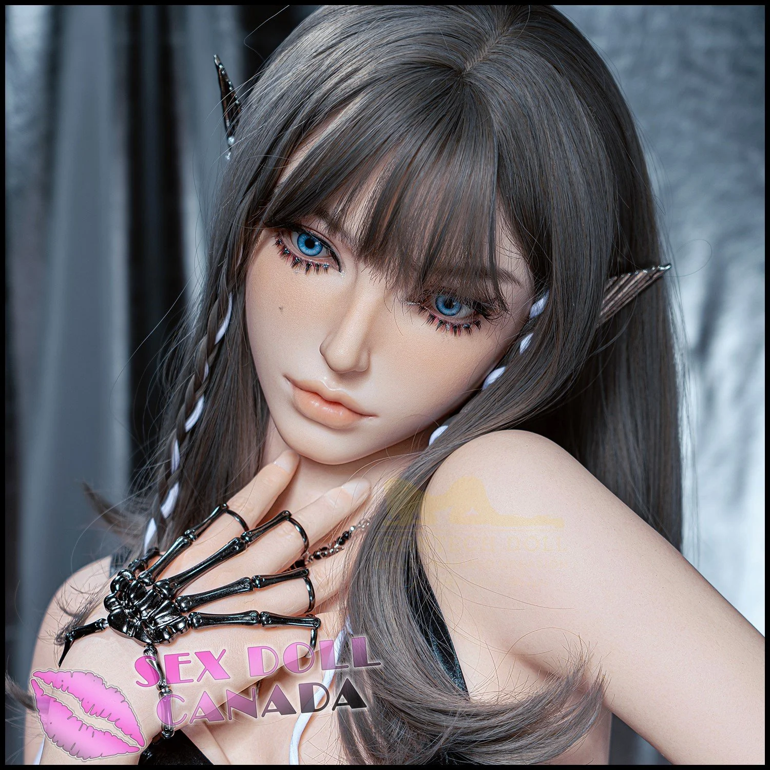 163 (5'4") D-Cup Joline (Head #S41) Full Silicone - IRONTECH Dolls - Image 3