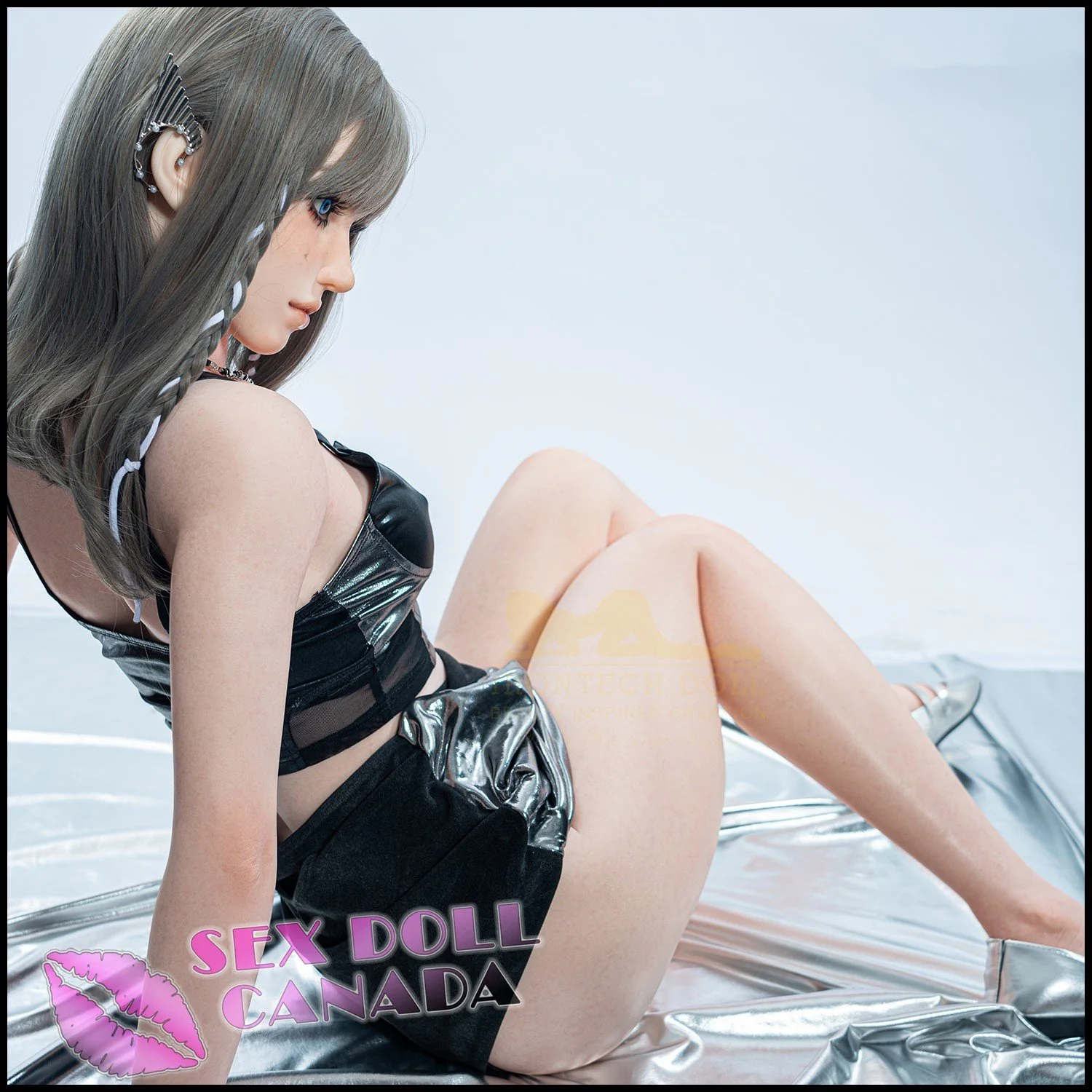 163 (5'4") D-Cup Joline (Head #S41) Full Silicone - IRONTECH Dolls - Image 5