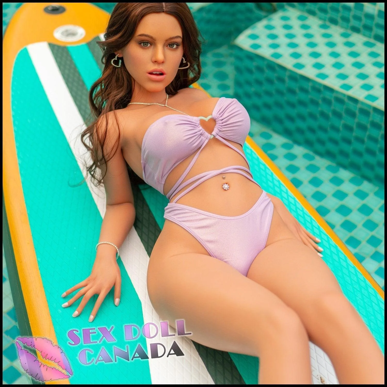 163 (5'4") E-Cup Karen (Head #ZXE201) Full Silicone - Zelex SLE - Image 11