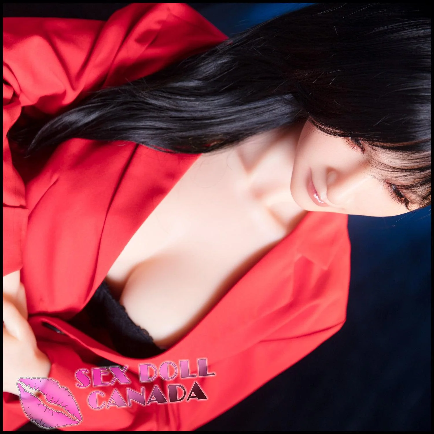 163 (5'4") E-Cup Recy Black Hair - Full Silicone - XYcolo - Image 14