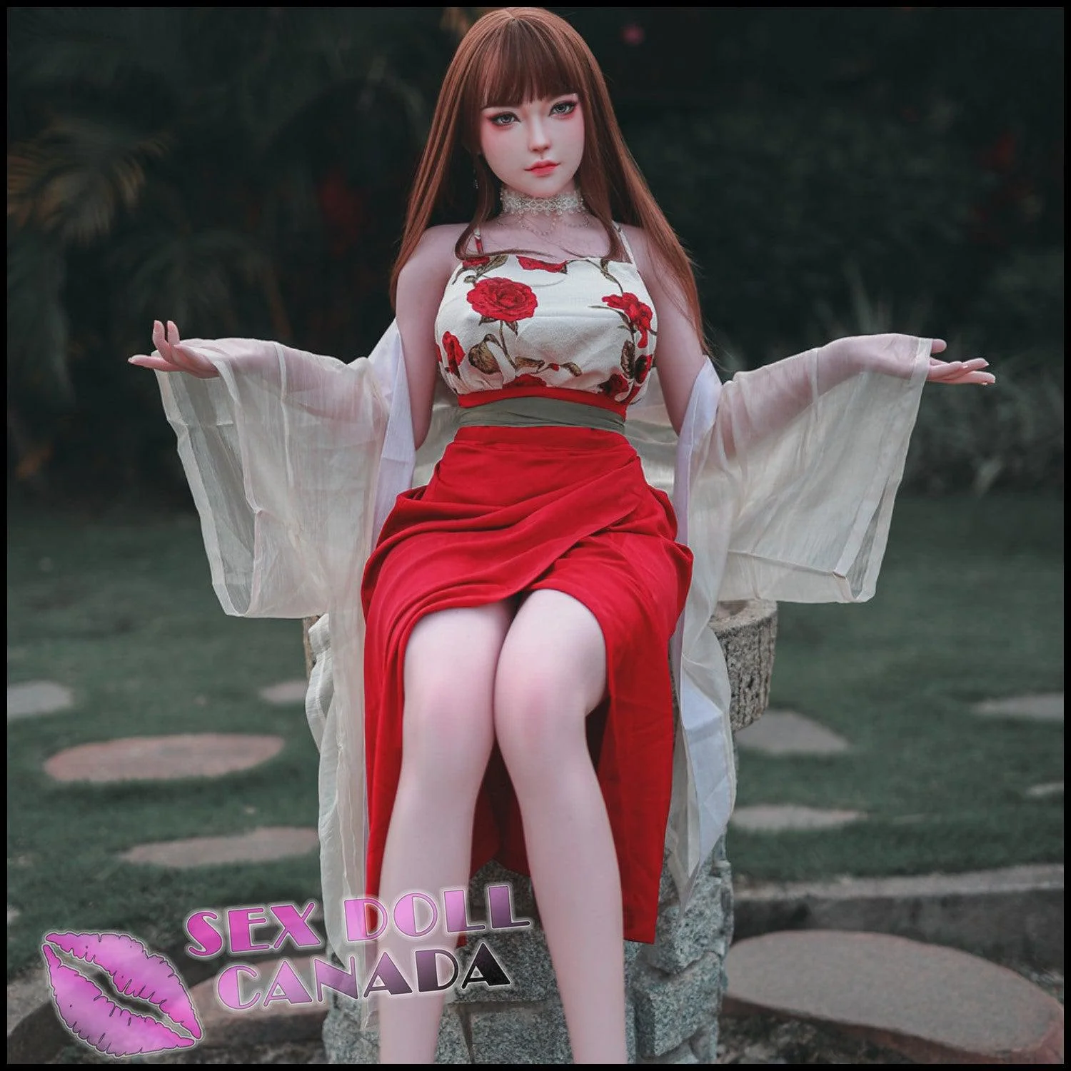 163 (5'4") I-Cup Peaches - Full Silicone - JY Doll - Image 5