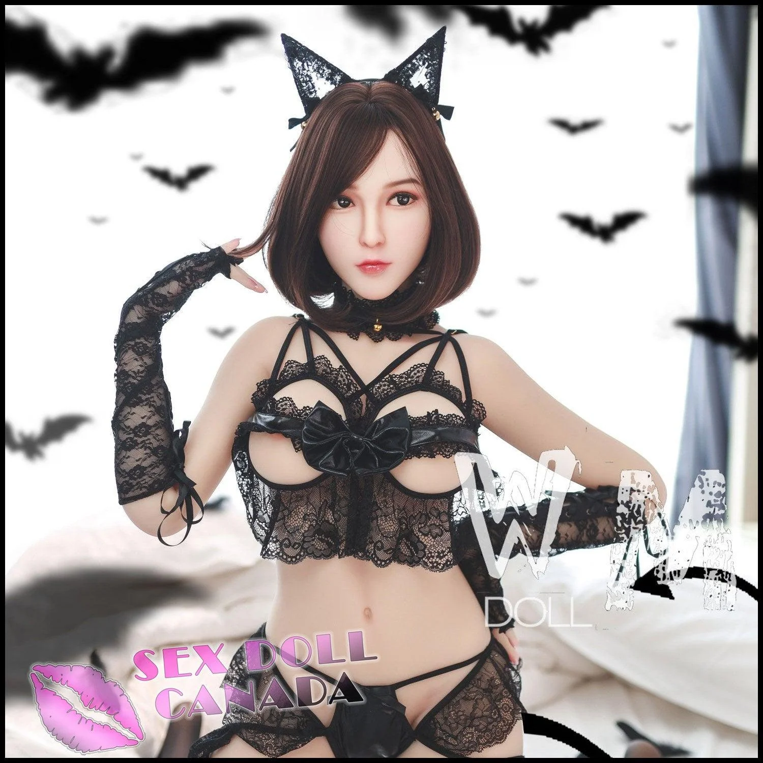 164 (5'5") D-Cup Clarina Brunette Cat Girl (Head #390) - WM Doll - Image 46