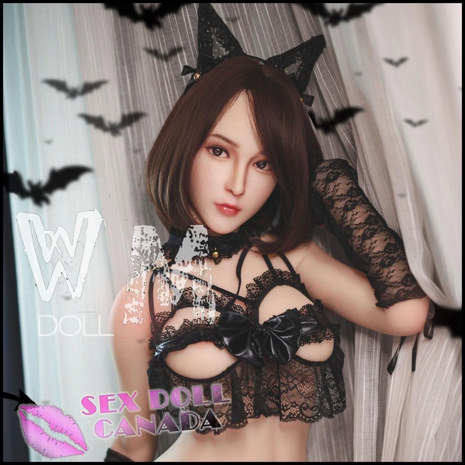 164 (5'5") D-Cup Clarina Brunette Cat Girl (Head #390) - WM Doll - Image 48