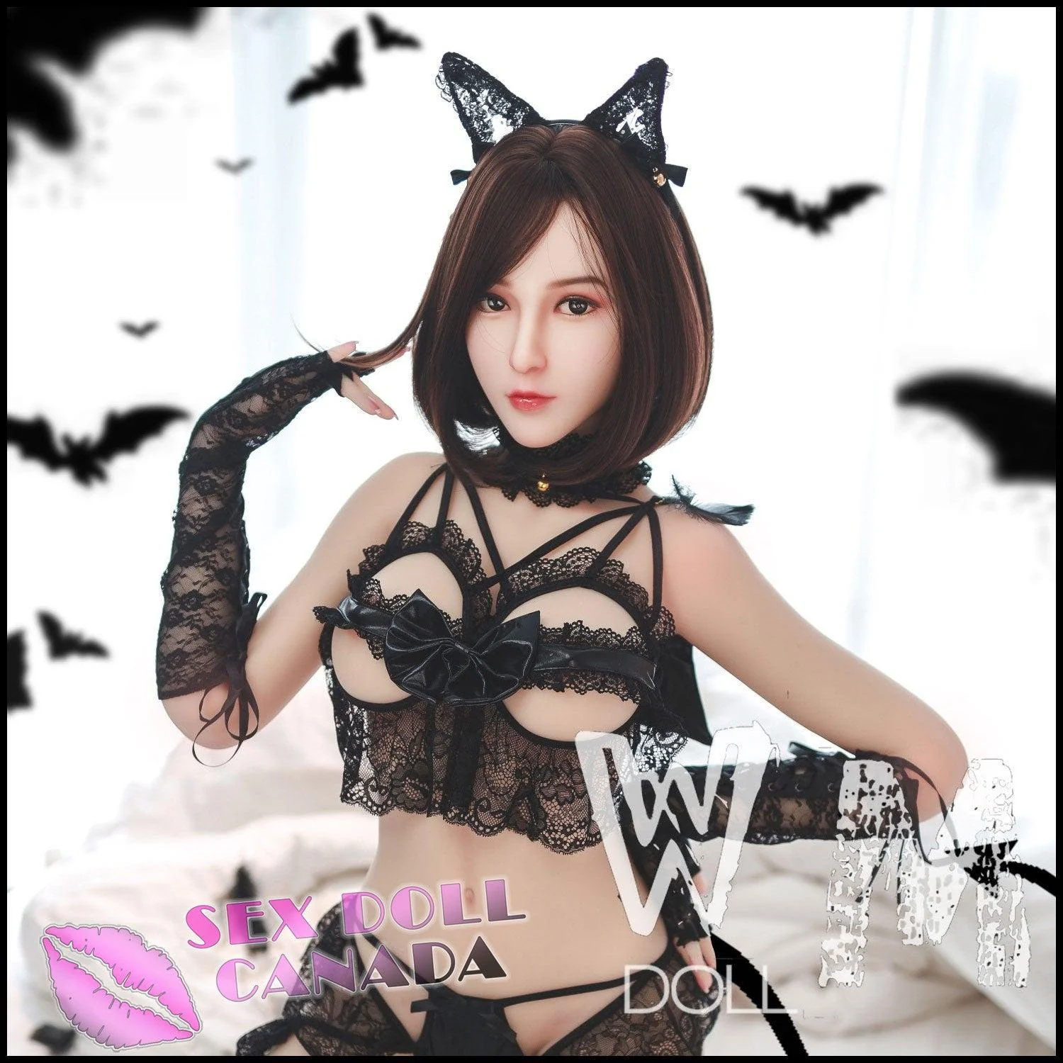 164 (5'5") D-Cup Clarina Brunette Cat Girl (Head #390) - WM Doll - Image 49