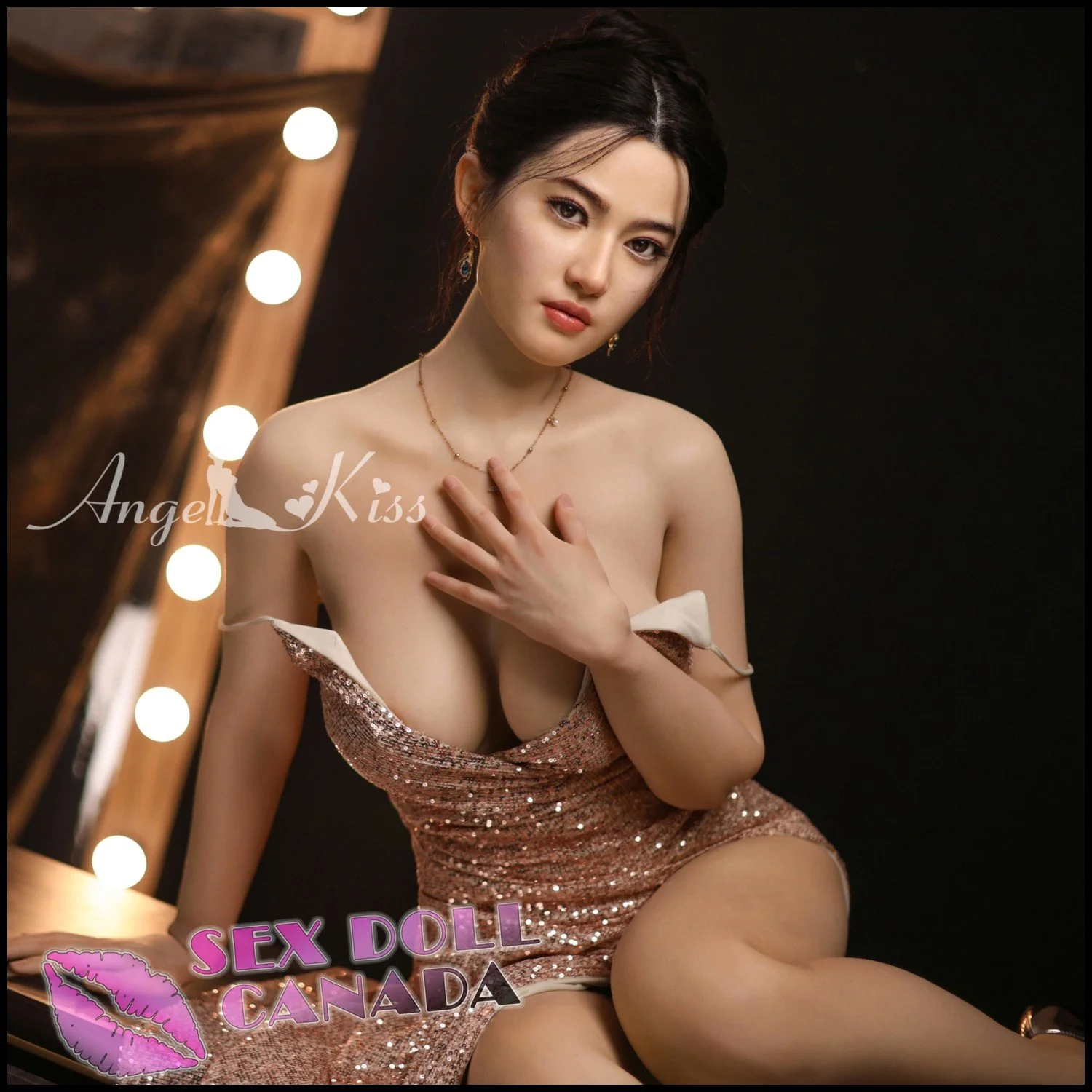 164 (5'5") E-Cup Denise (Head #LS68) Full Silicone - Angel Kiss - Image 11