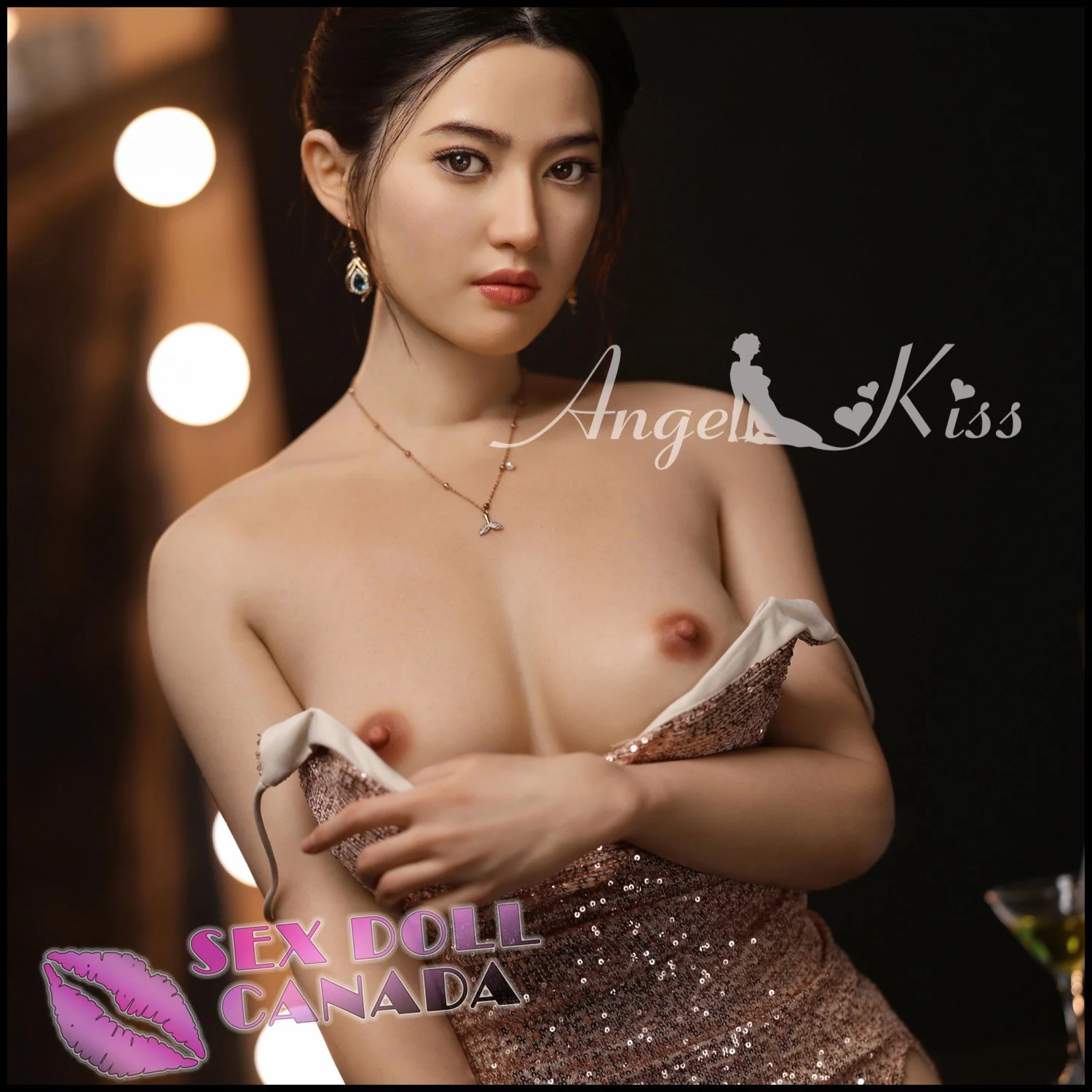 164 (5'5") E-Cup Denise (Head #LS68) Full Silicone - Angel Kiss - Image 18