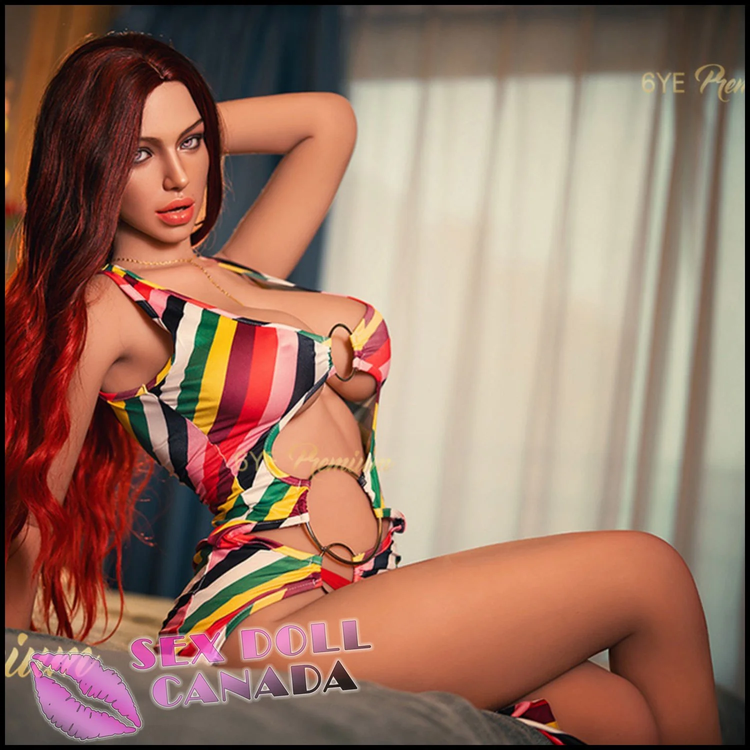 164 (5'5") F-Cup Carmine (Silicone Head #K79 ROS) - 6Ye Premium - Image 9