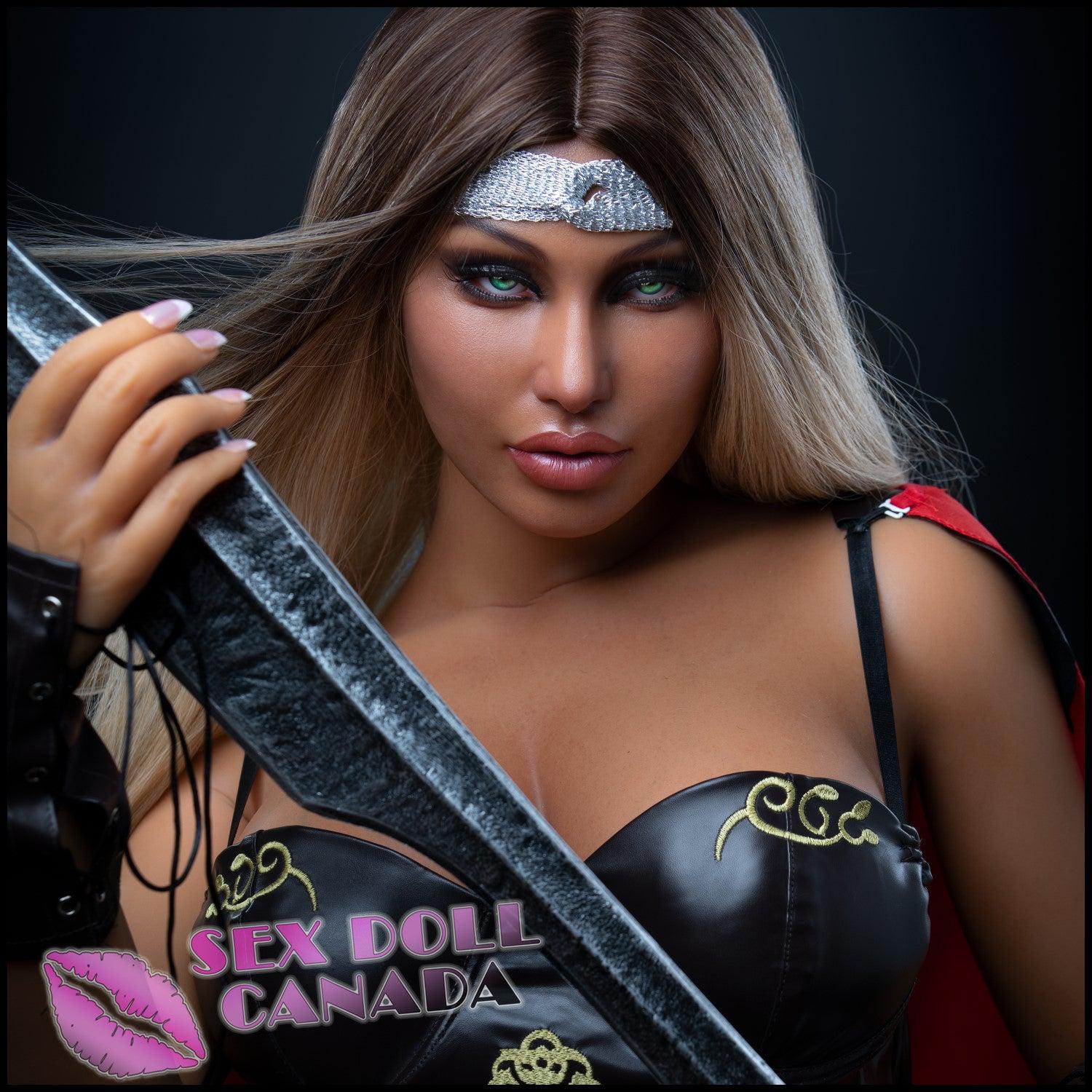 164 (5'5") H-Cup Hedy Warrior (Head #S26) Full Silicone - IRONTECH Dolls - Image 6