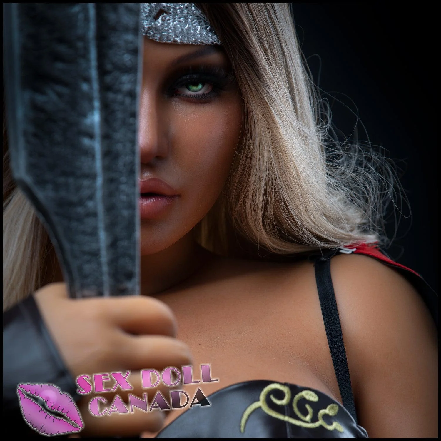 164 (5'5") H-Cup Hedy Warrior (Head #S26) Full Silicone - IRONTECH Dolls - Image 8