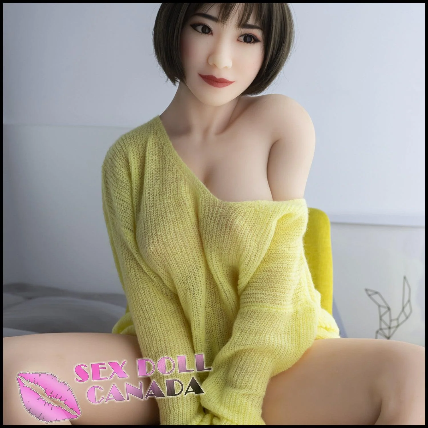 165 (5'5") D-Cup Amber Yellow Top (Head #38) - HR Doll - Image 14
