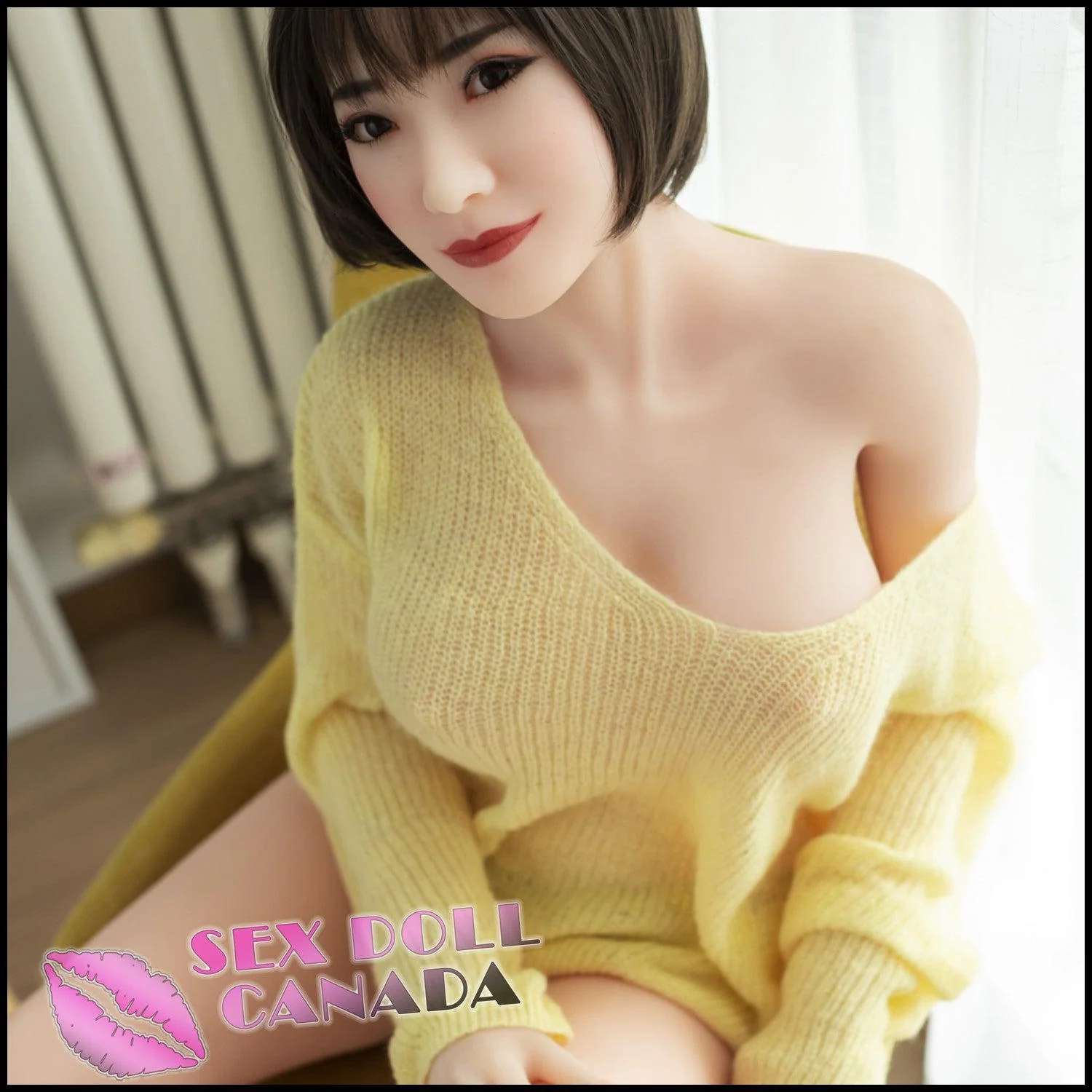 165 (5'5") D-Cup Amber Yellow Top (Head #38) - HR Doll - Image 16