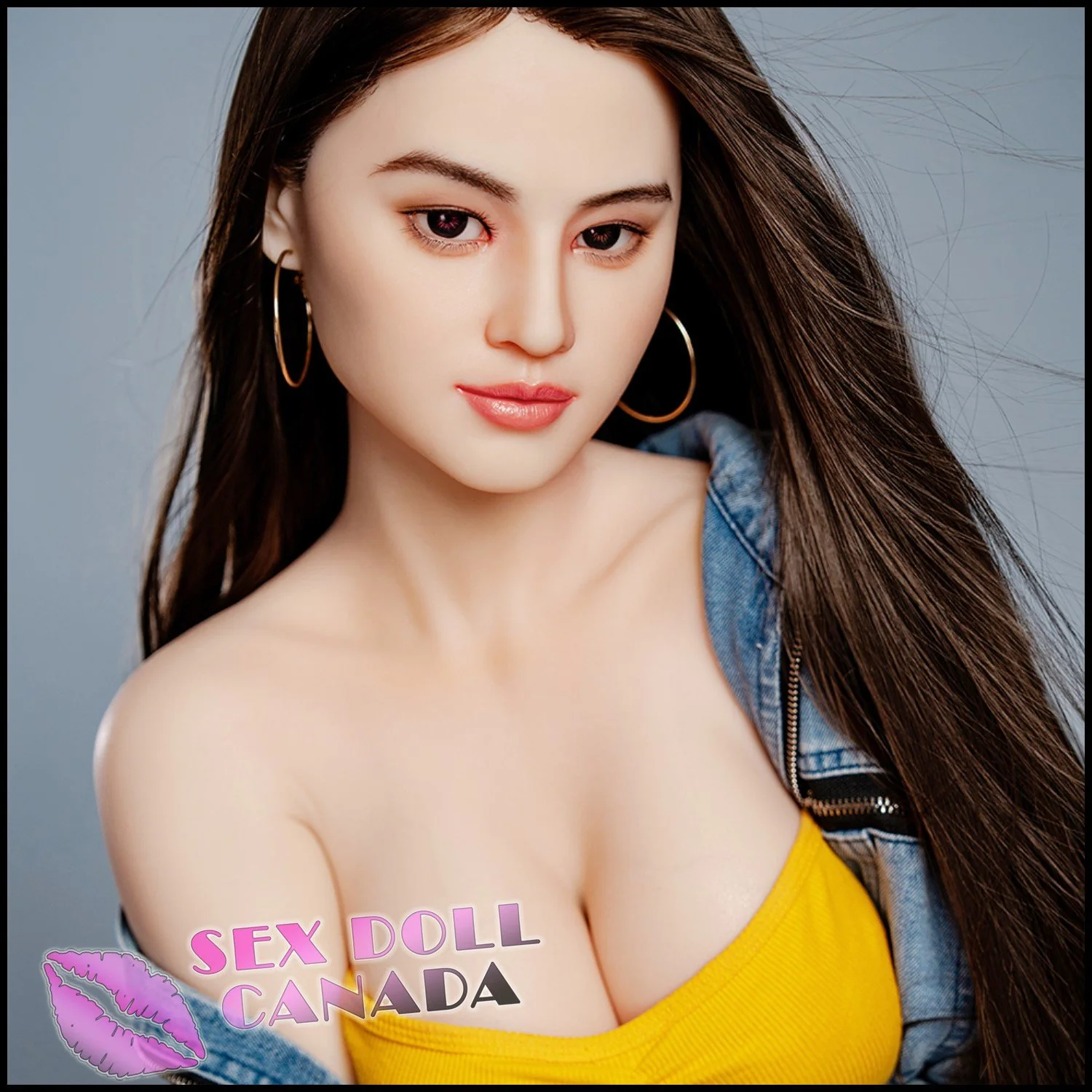 165 (5'5") C-Cup Crystal (Head #R13) Full Silicone - HR Doll - Image 4