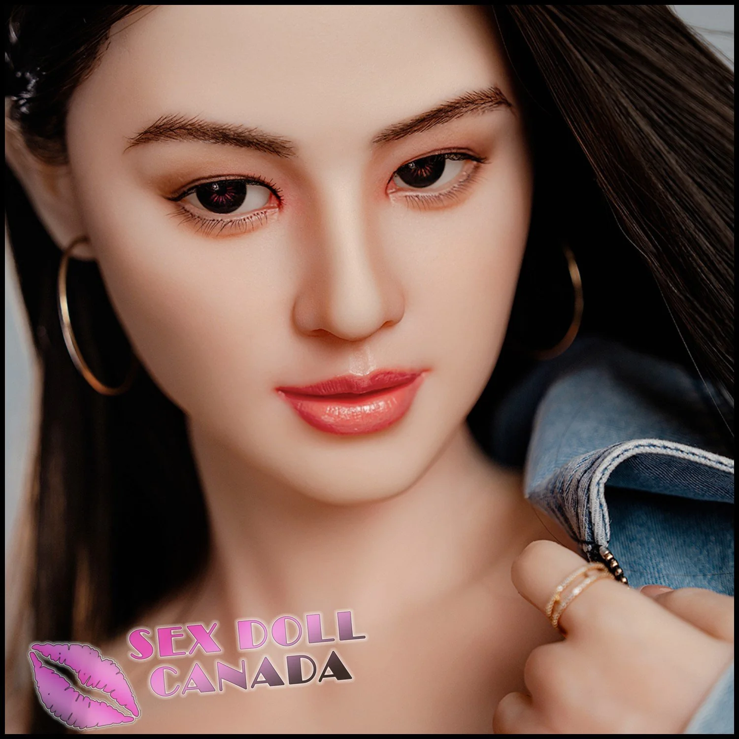 165 (5'5") C-Cup Crystal (Head #R13) Full Silicone - HR Doll - Image 7