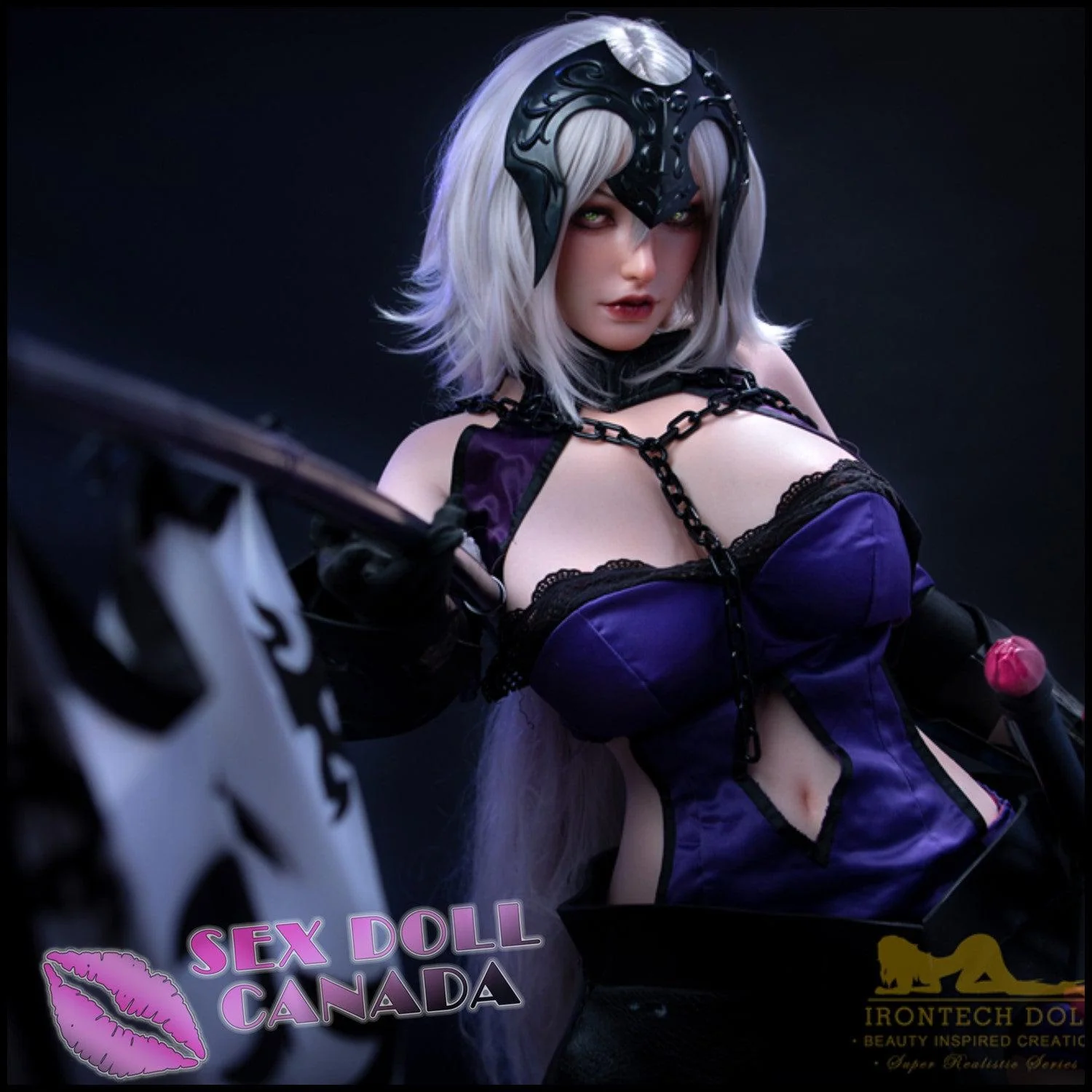 165 (5'5") I-Cup Eva (Head #S15) Full Silicone - IRONTECH Dolls - Image 6