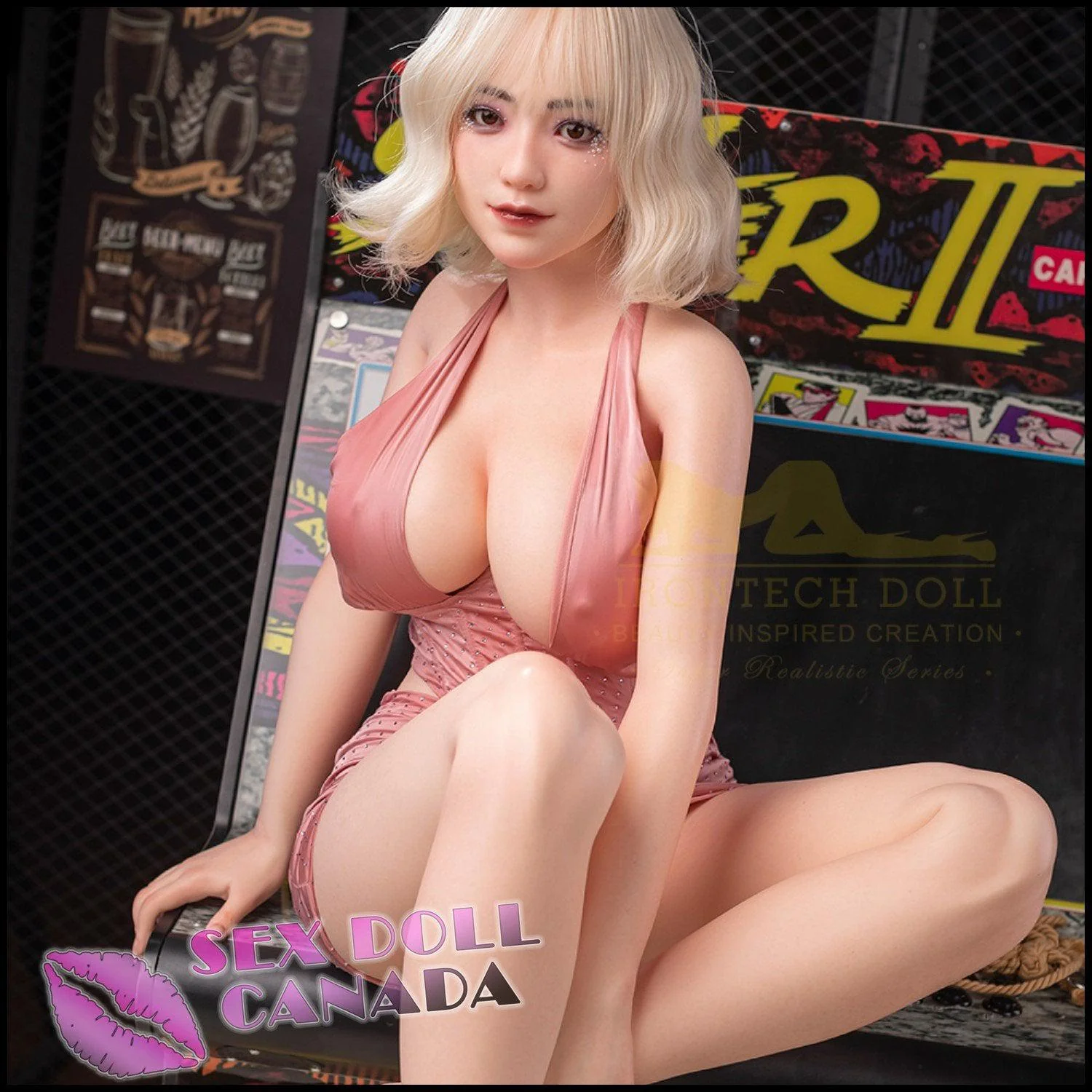 165 (5'5") I-Cup Sylvia (Head #S43) Full Silicone - IRONTECH Dolls - Image 8