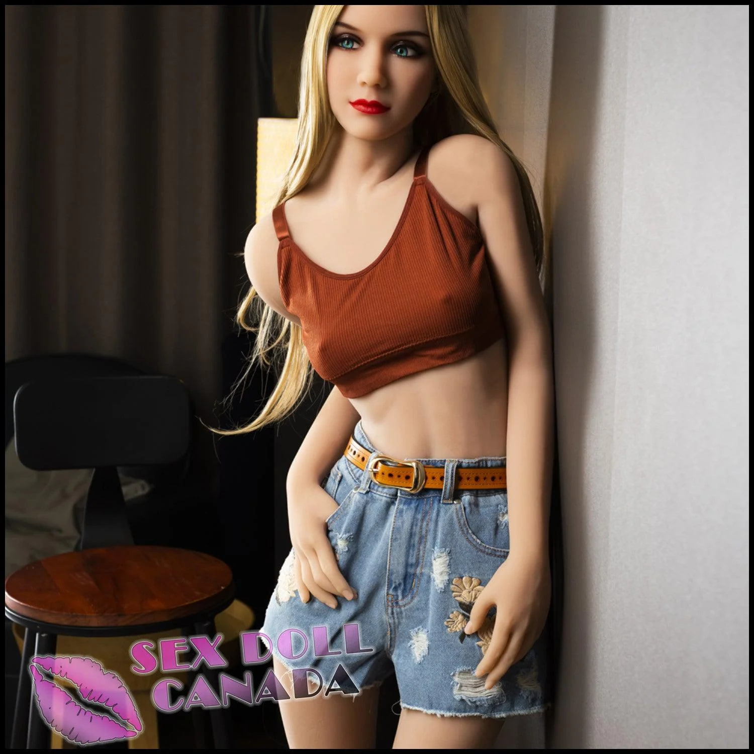 166 (5'5") A-Cup Audrey Blonde (Head #16) - HR Doll - Image 4