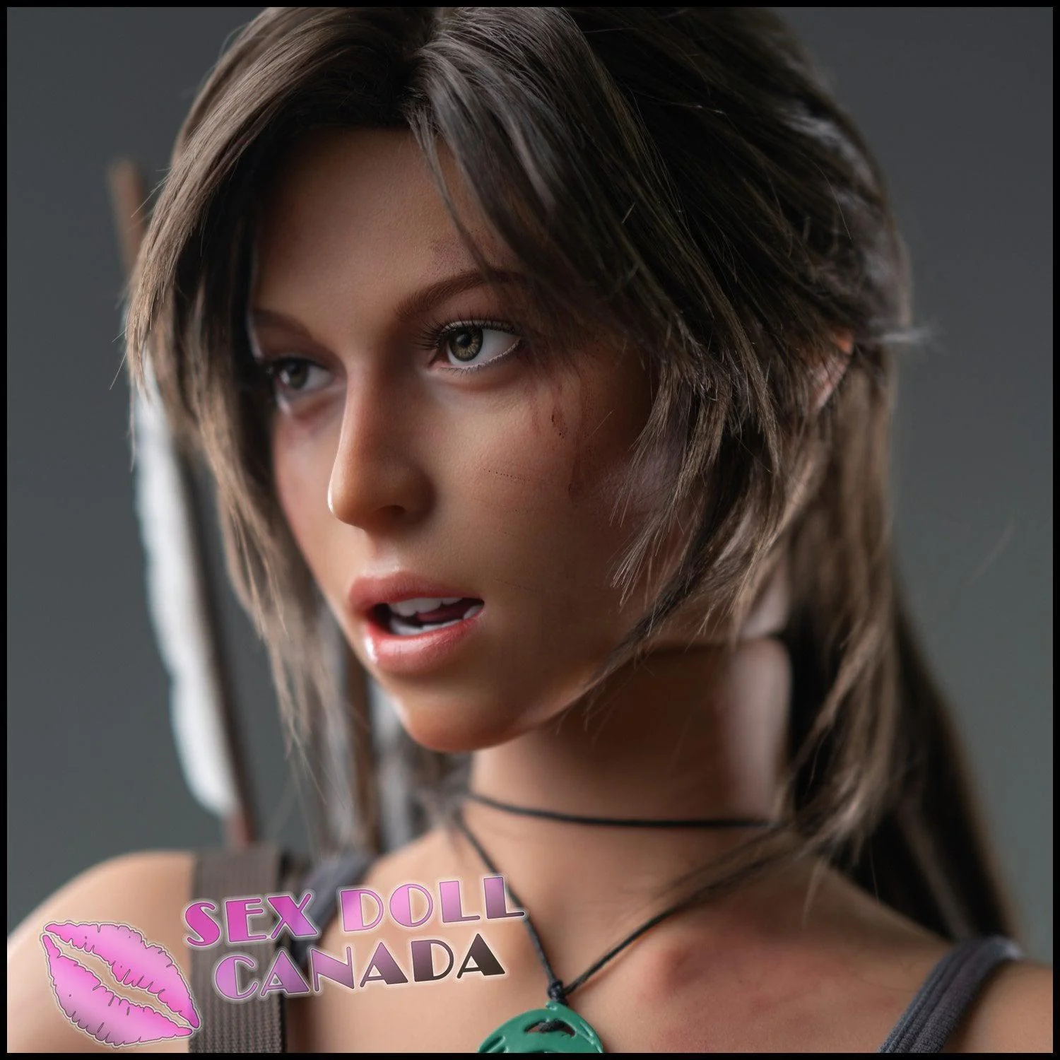 166 (5'5") G-Cup Adventure Lady Dark Tan - Full Silicone - Game Lady - Image 13