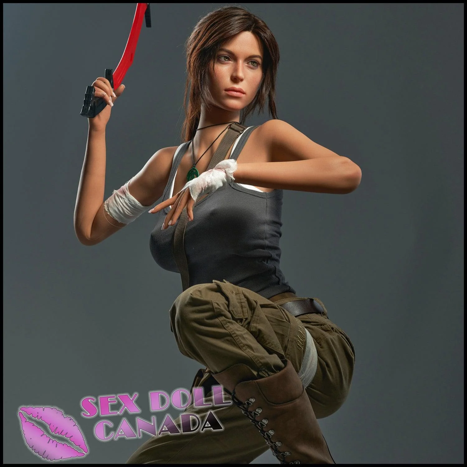 166 (5'5") G-Cup Adventure Lady - Full Silicone - Game Lady - Image 10