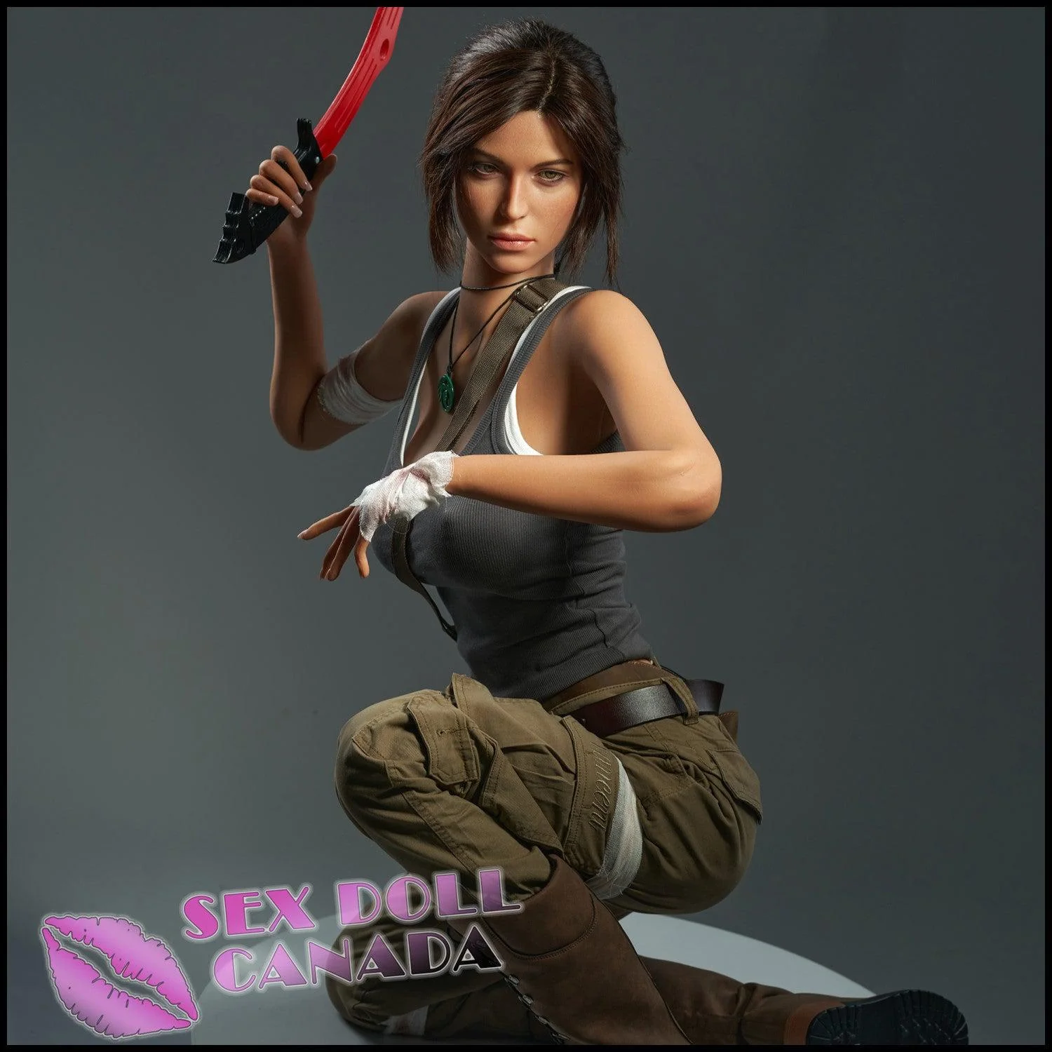 166 (5'5") G-Cup Adventure Lady - Full Silicone - Game Lady - Image 12