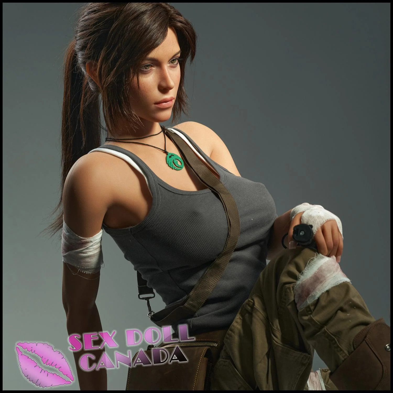 166 (5'5") G-Cup Adventure Lady - Full Silicone - Game Lady - Image 14