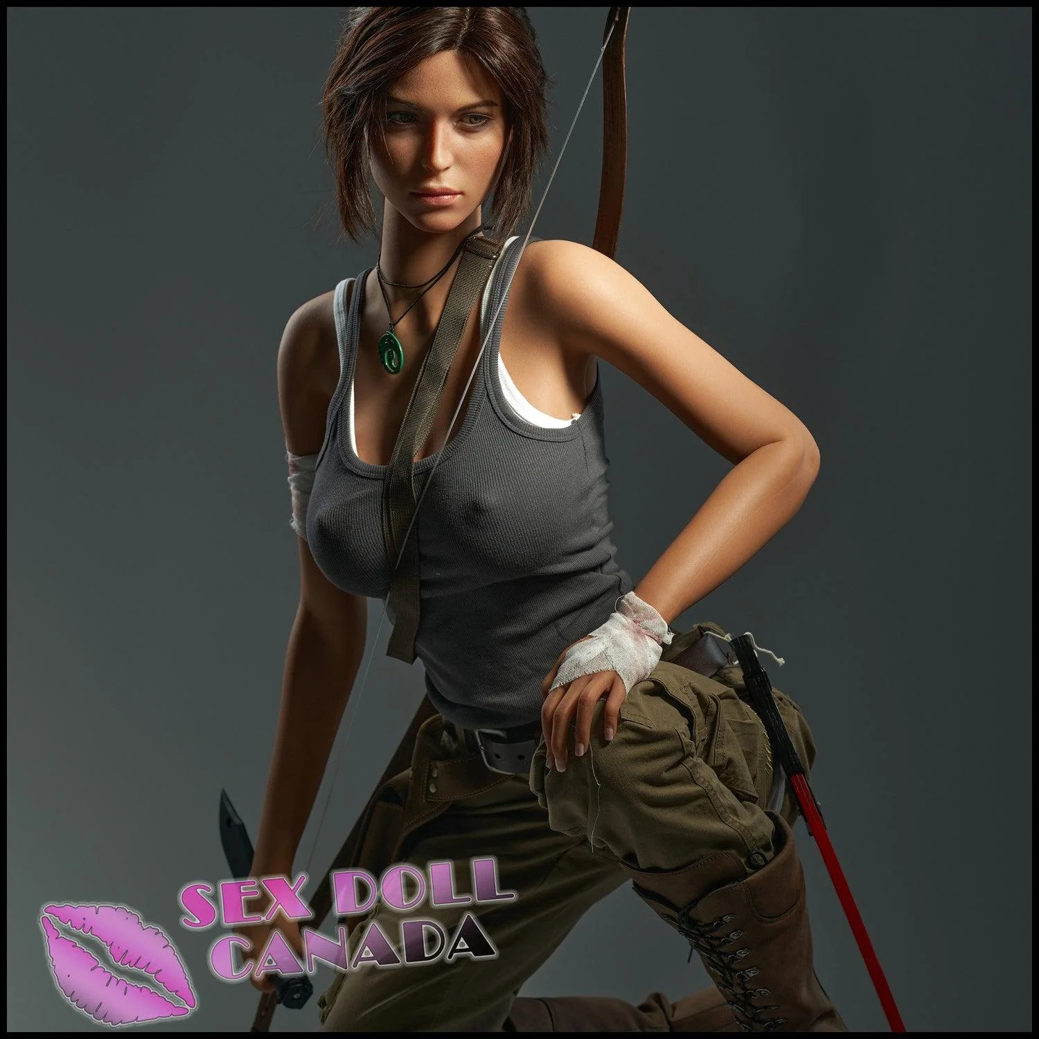 166 (5'5") G-Cup Adventure Lady - Full Silicone - Game Lady - Image 17