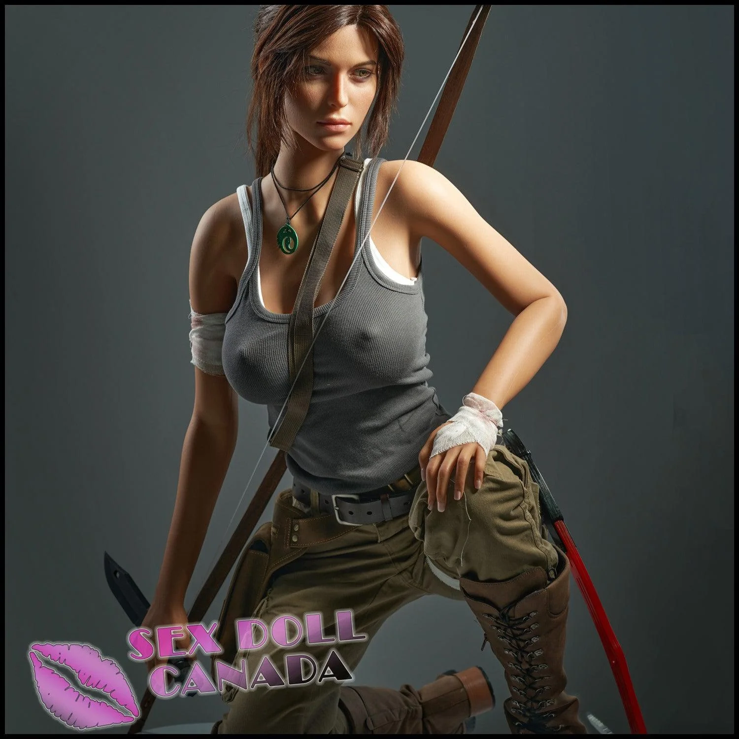 166 (5'5") G-Cup Adventure Lady - Full Silicone - Game Lady - Image 6