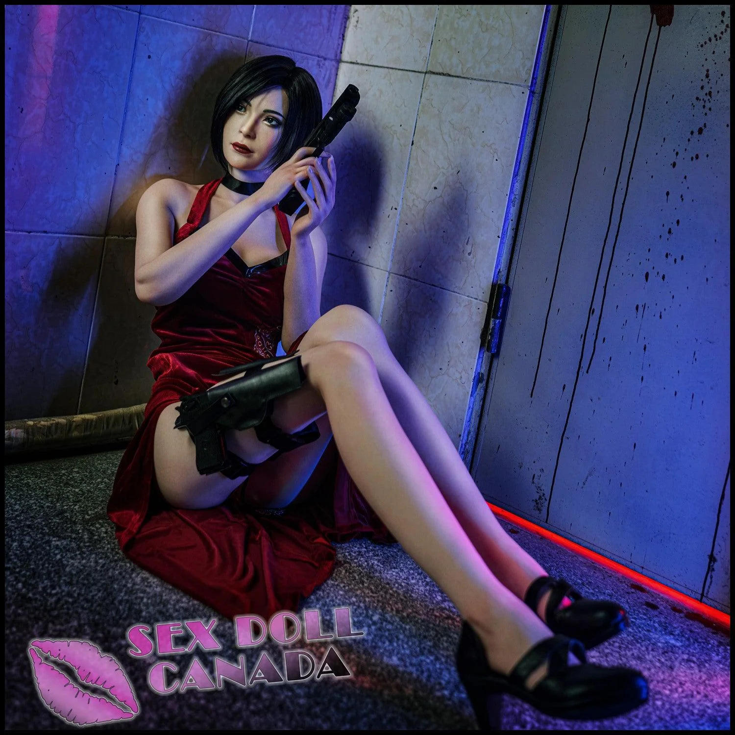 166 (5'5") G-Cup Lady Evil - Full Silicone - Game Lady - Image 5