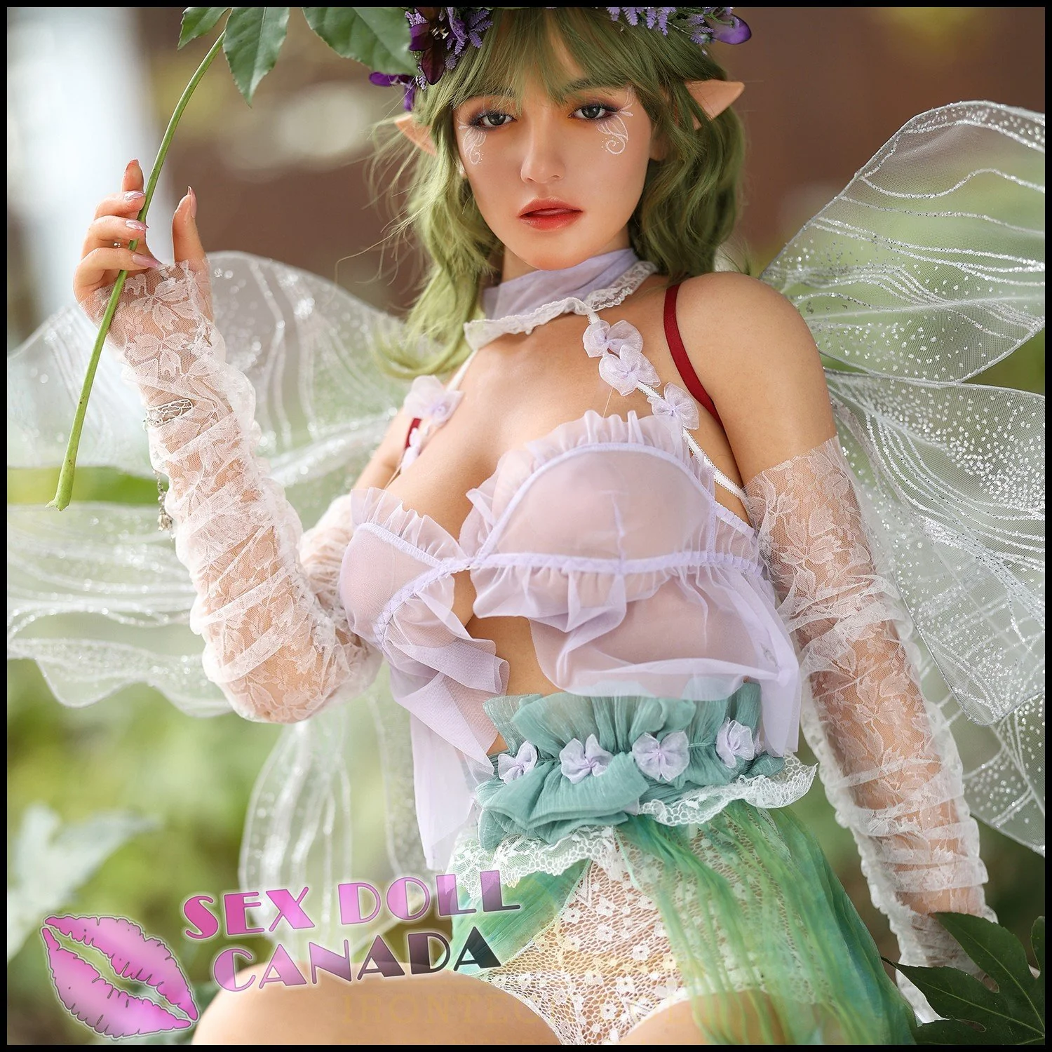 167 (5'6") G-Cup Echo Elf (Head #S48) Full Silicone - IRONTECH Dolls - Image 3