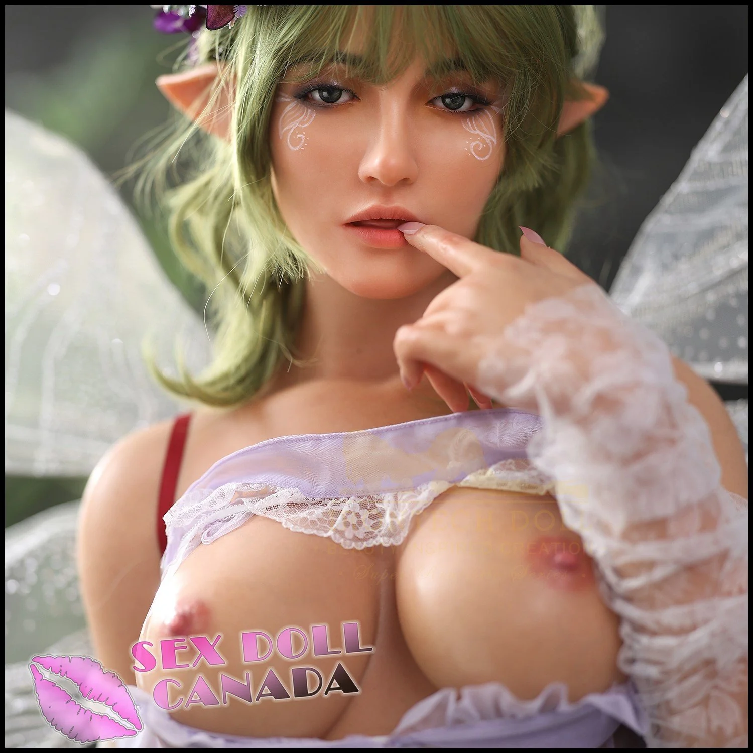 167 (5'6") G-Cup Echo Elf (Head #S48) Full Silicone - IRONTECH Dolls - Image 5