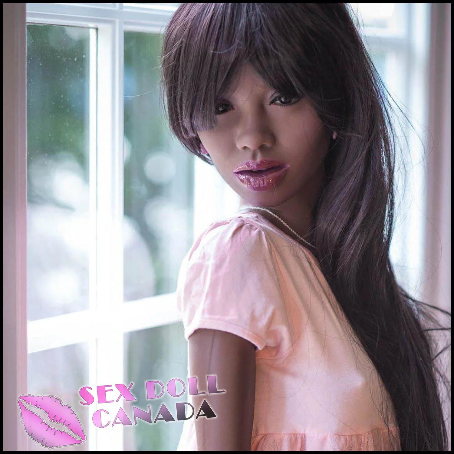 168 (5'6") A-Cup Tara Long Hair with Bangs - WM Doll - Image 4
