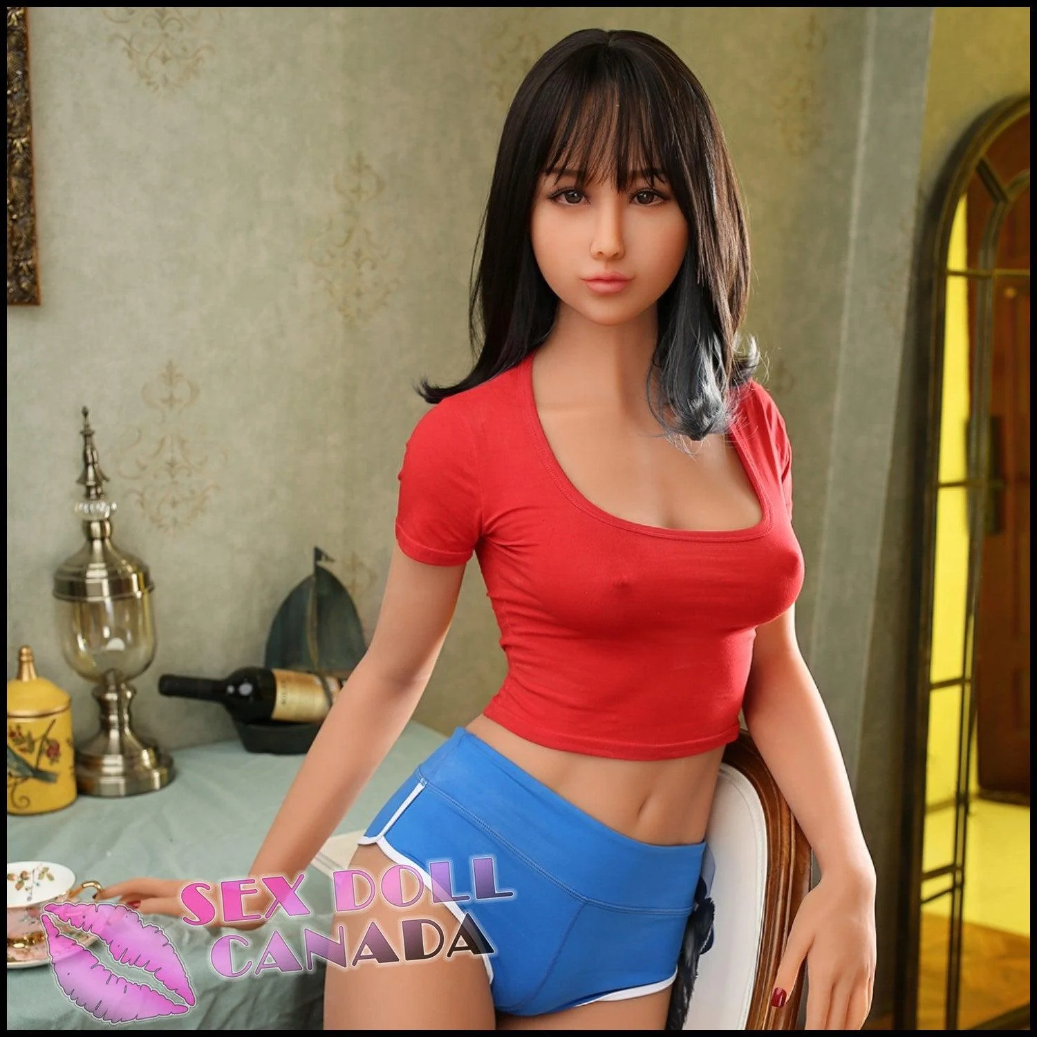 168 (5'6") C-Cup Saya Brunette - IRONTECH Dolls - Image 10