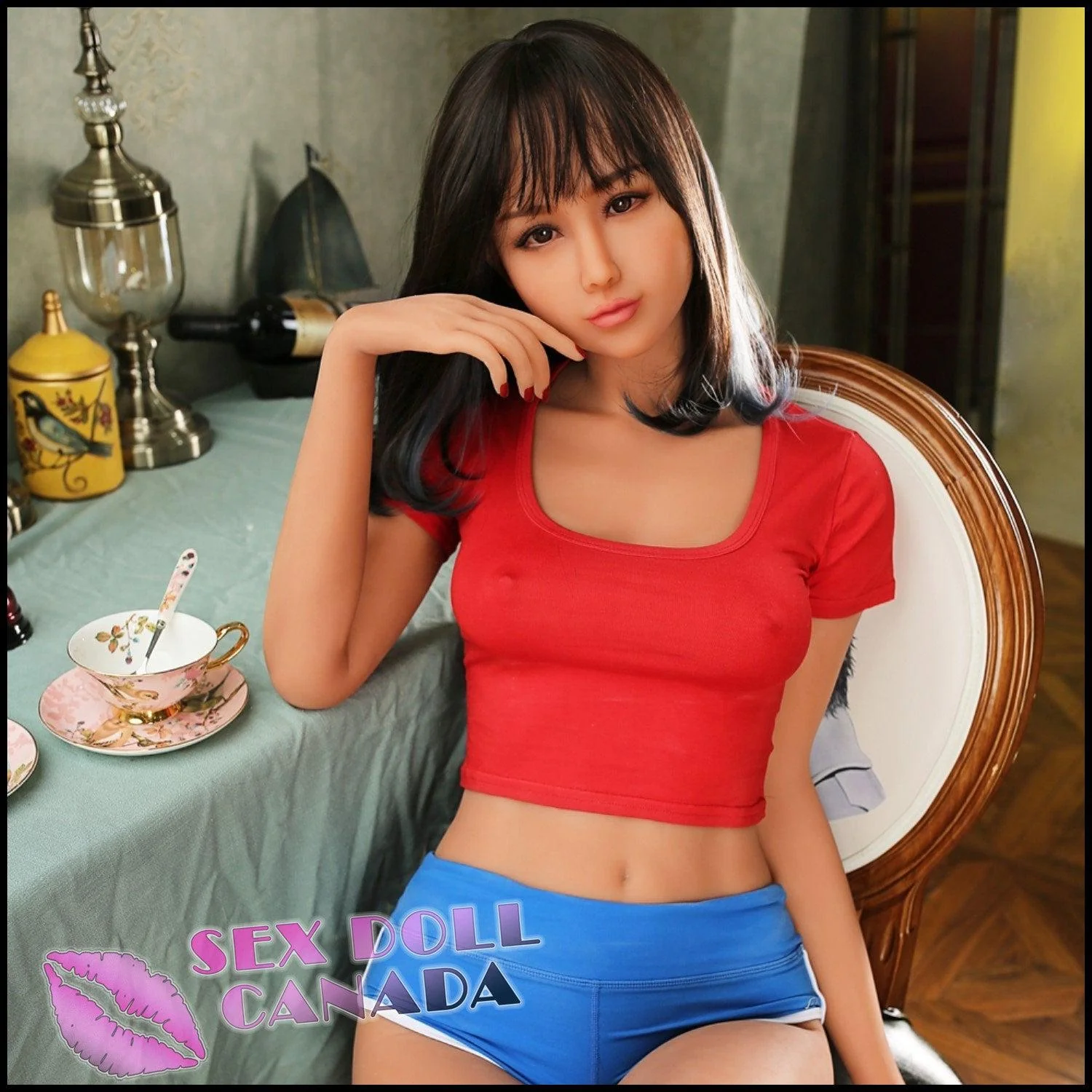 168 (5'6") C-Cup Saya Brunette - IRONTECH Dolls - Image 9