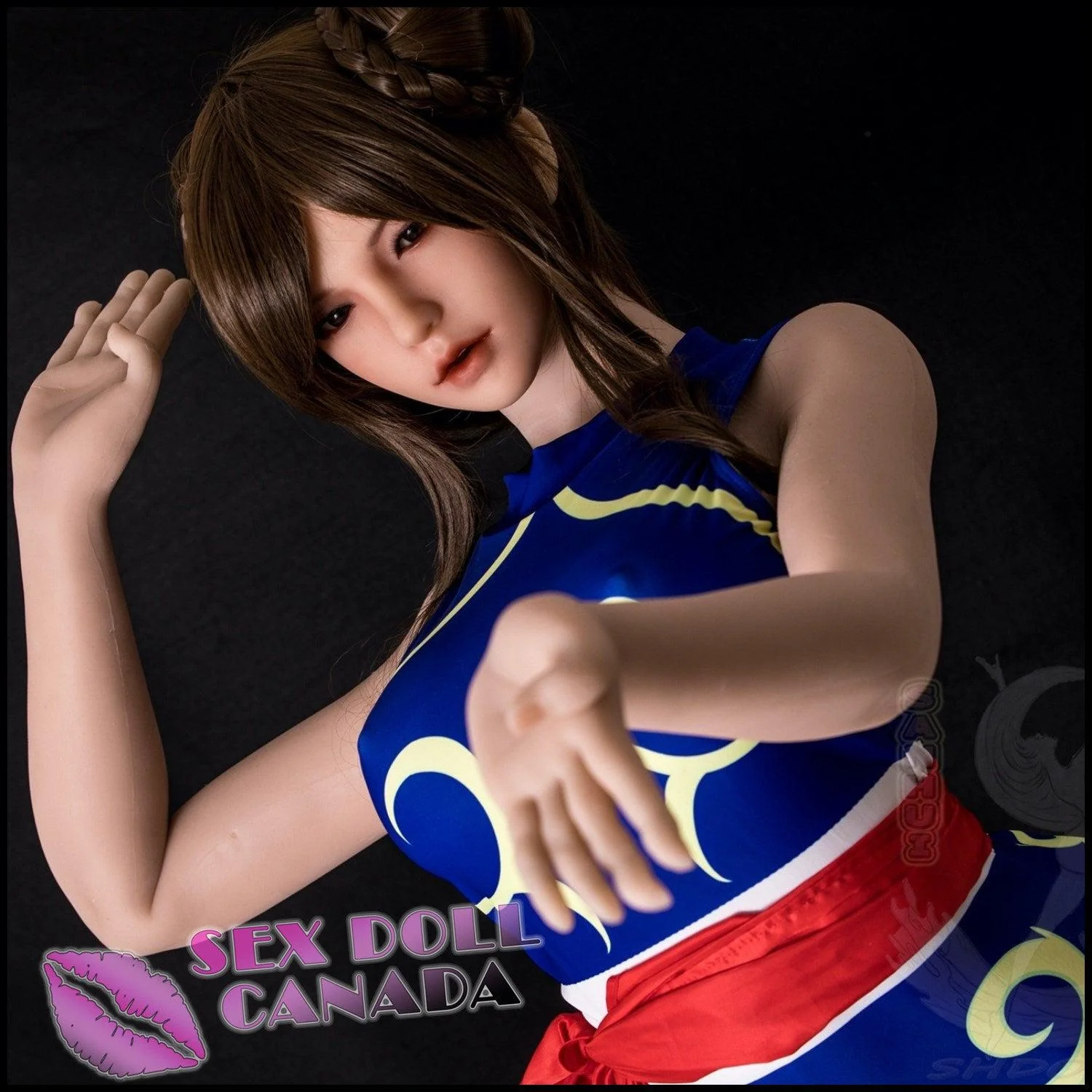 168 (5'6") D-Cup Layla Brunette (Head #16) Full Silicone - Sanhui Dolls - Image 11