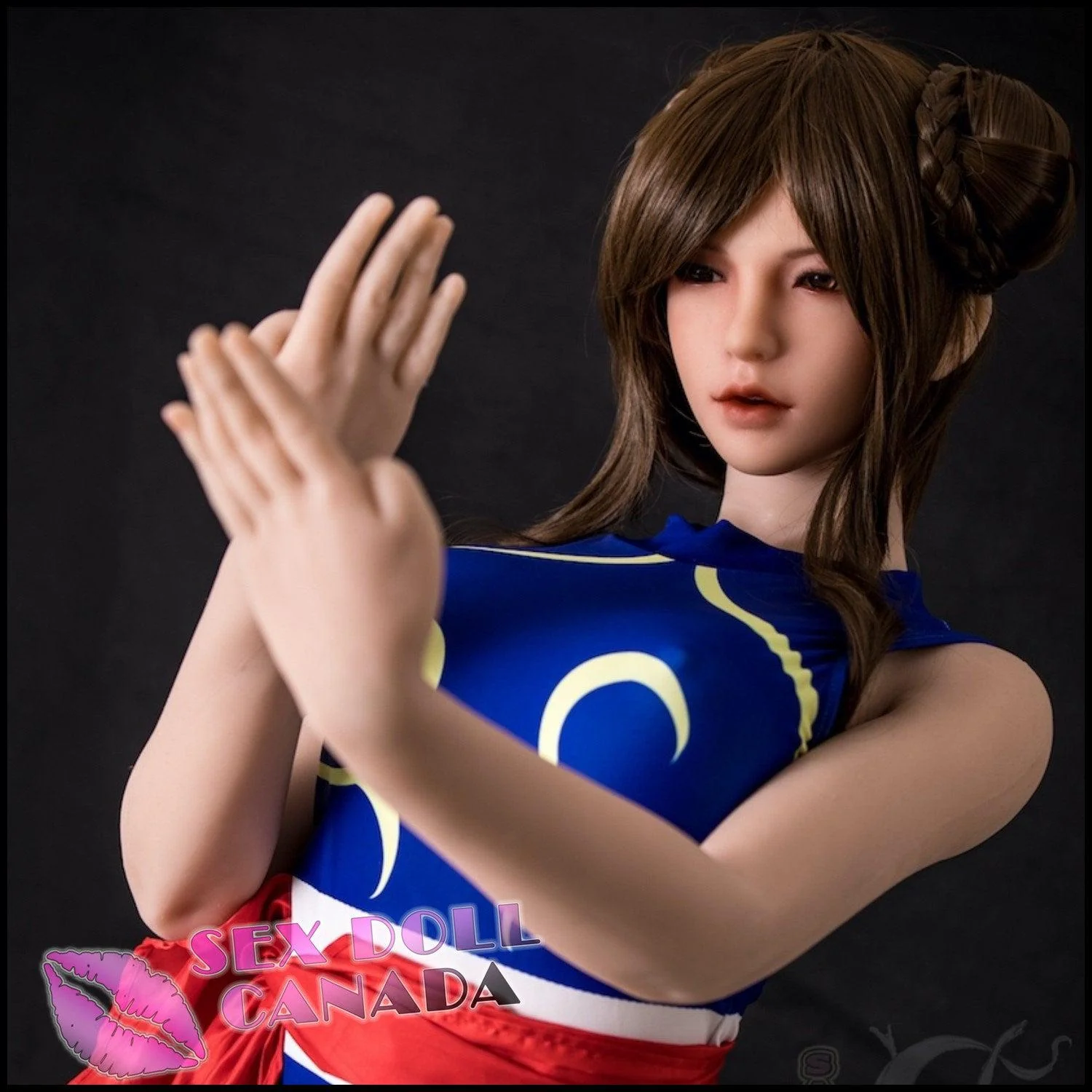 168 (5'6") D-Cup Layla Brunette (Head #16) Full Silicone - Sanhui Dolls - Image 16