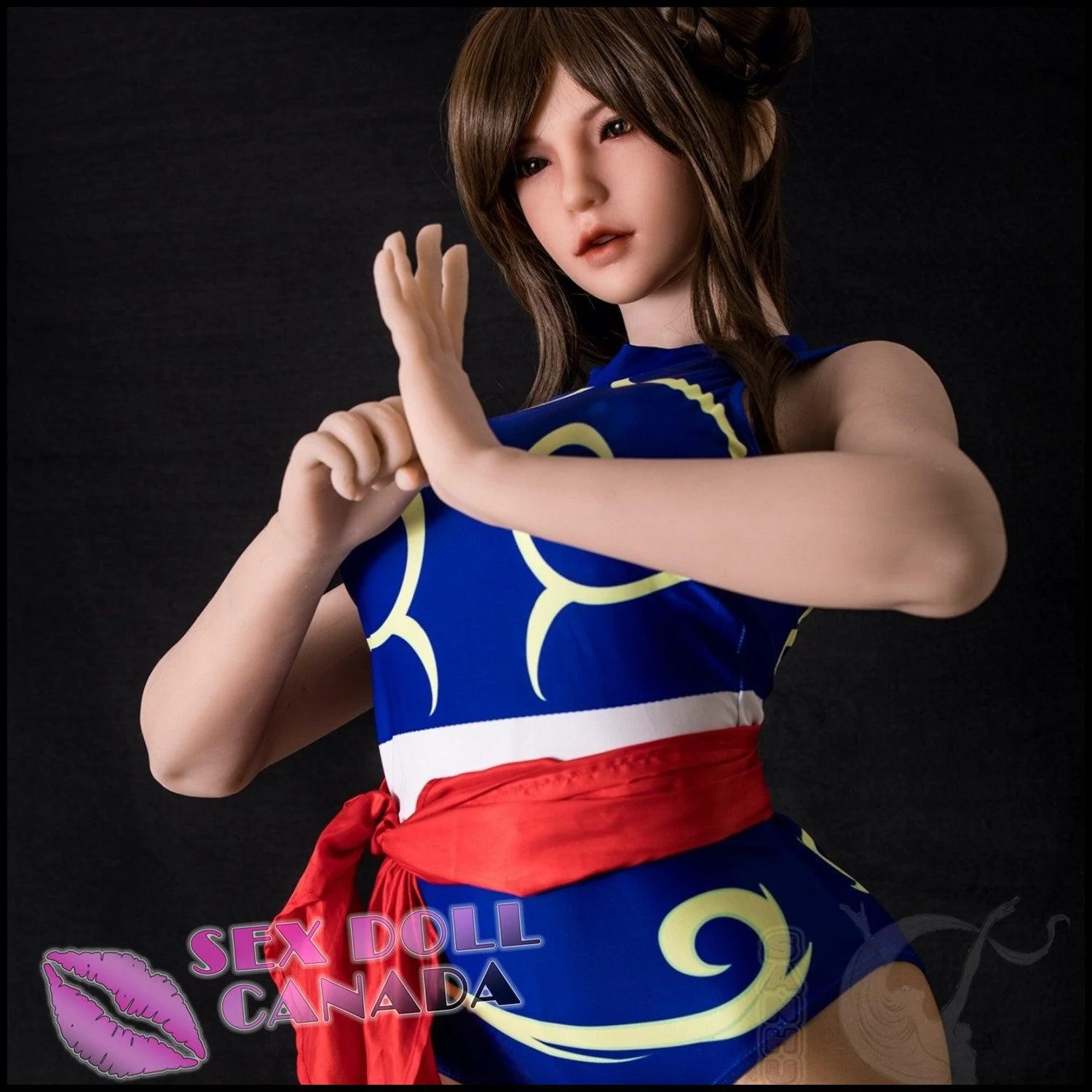 168 (5'6") D-Cup Layla Brunette (Head #16) Full Silicone - Sanhui Dolls - Image 9