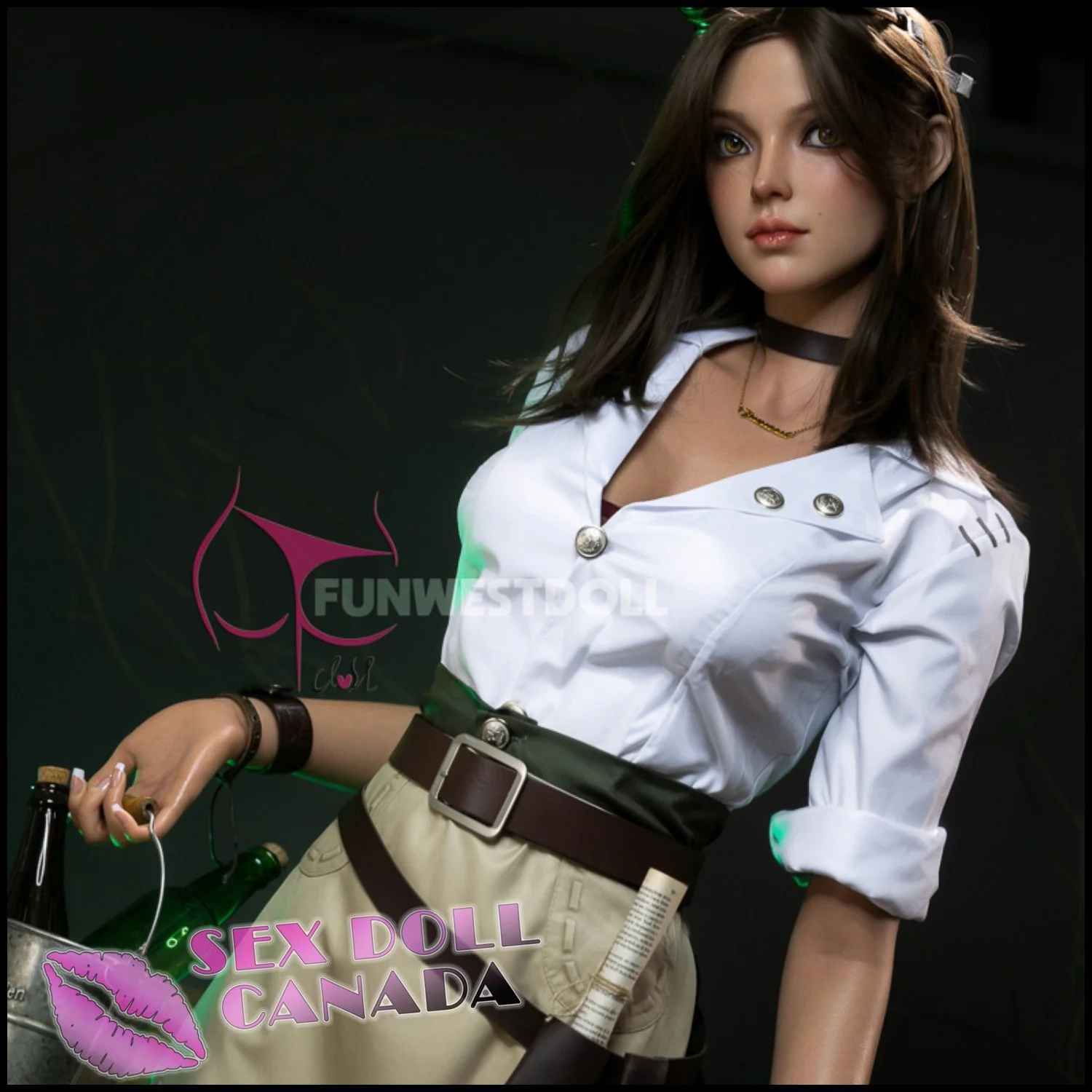 168 (5'6") D-Cup Lexie (Head #026S) Full Silicone - FunWestDoll - Image 8