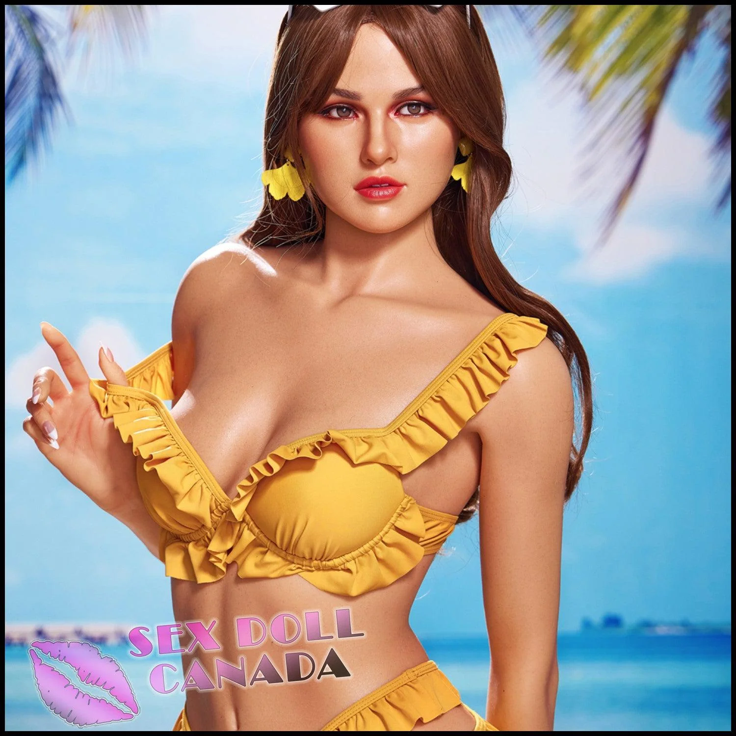 168 (5'6") E-Cup Hazel (Head #S18) Full Silicone - IRONTECH Dolls - Image 5