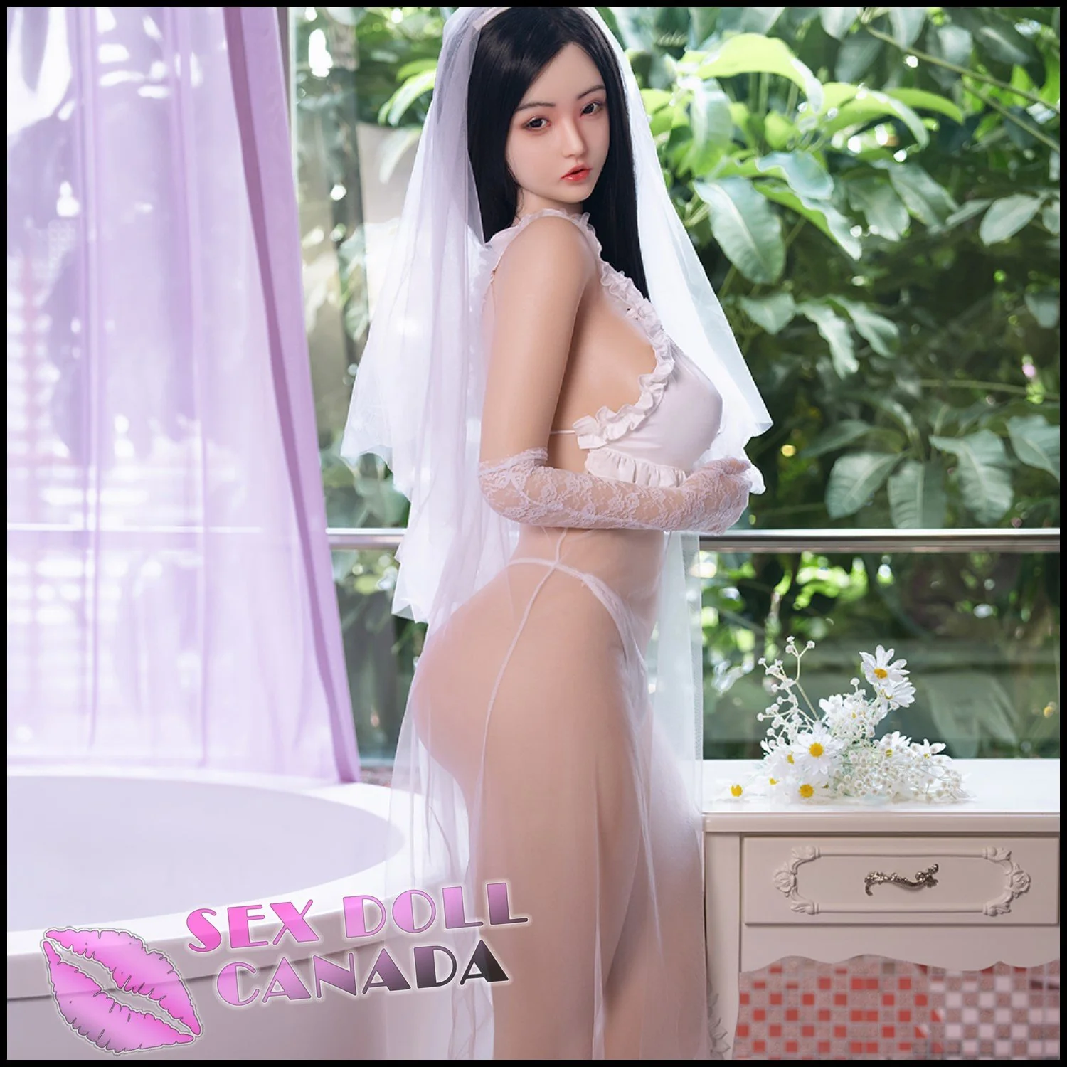 168 (5'6") F-Cup Bess (Head #R12) Full Silicone - HR Doll - Image 25