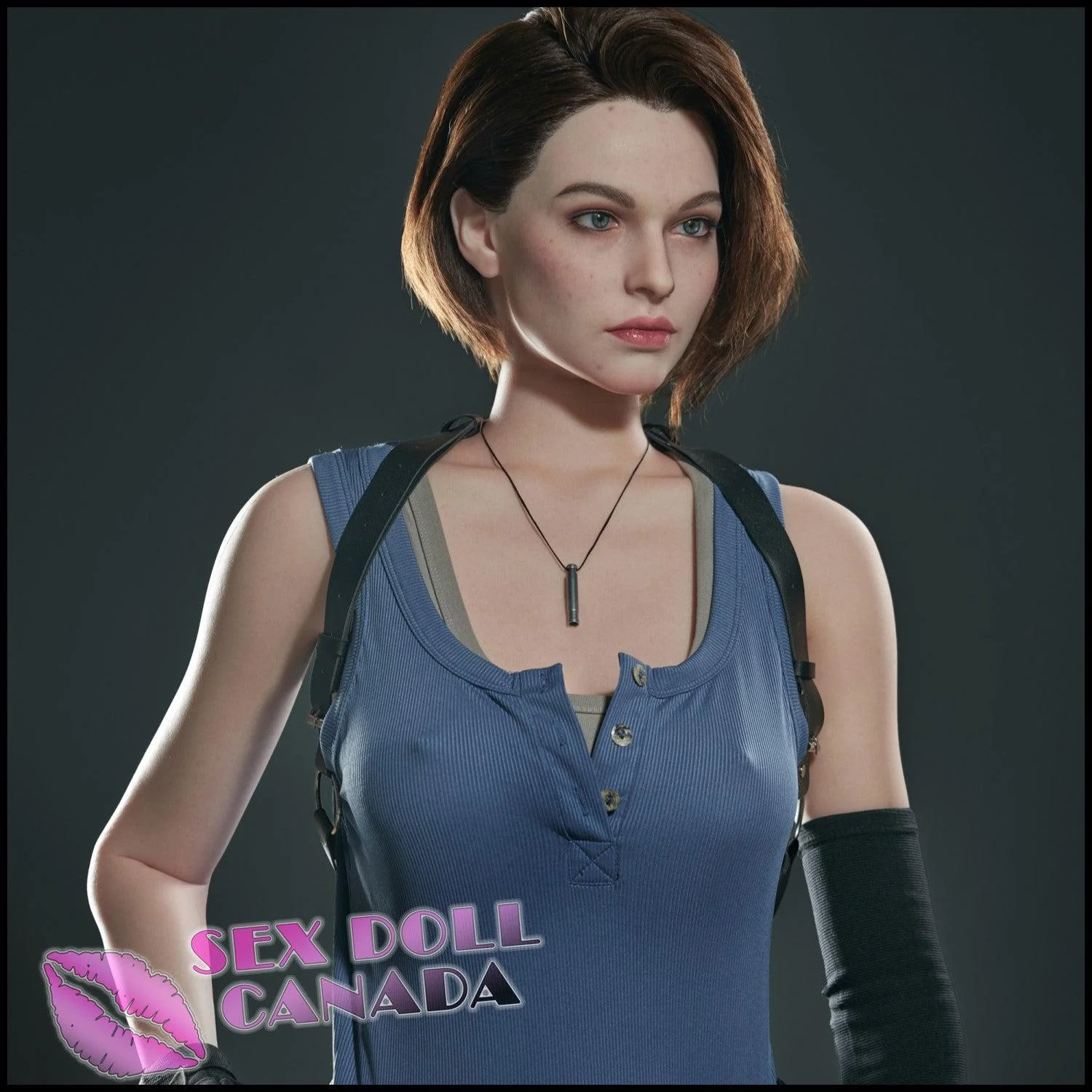 168 (5'6") D-Cup Special Agent Lady - Full Silicone - Game Lady - Image 6