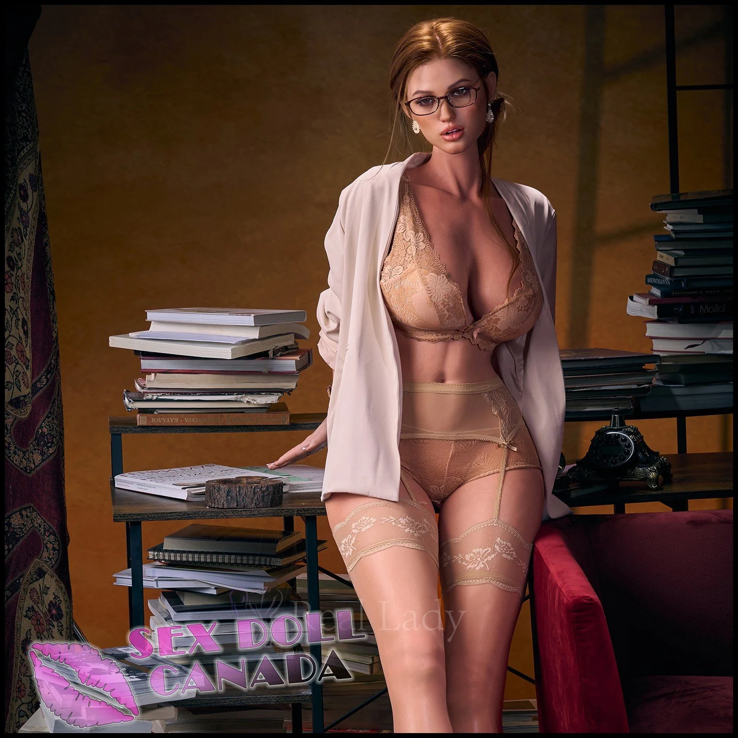 168 (5'6") H-Cup Bianca Hot Nerd Doll (Head #R17 ROS MAX) Full Silicone - Real Lady - Image 7