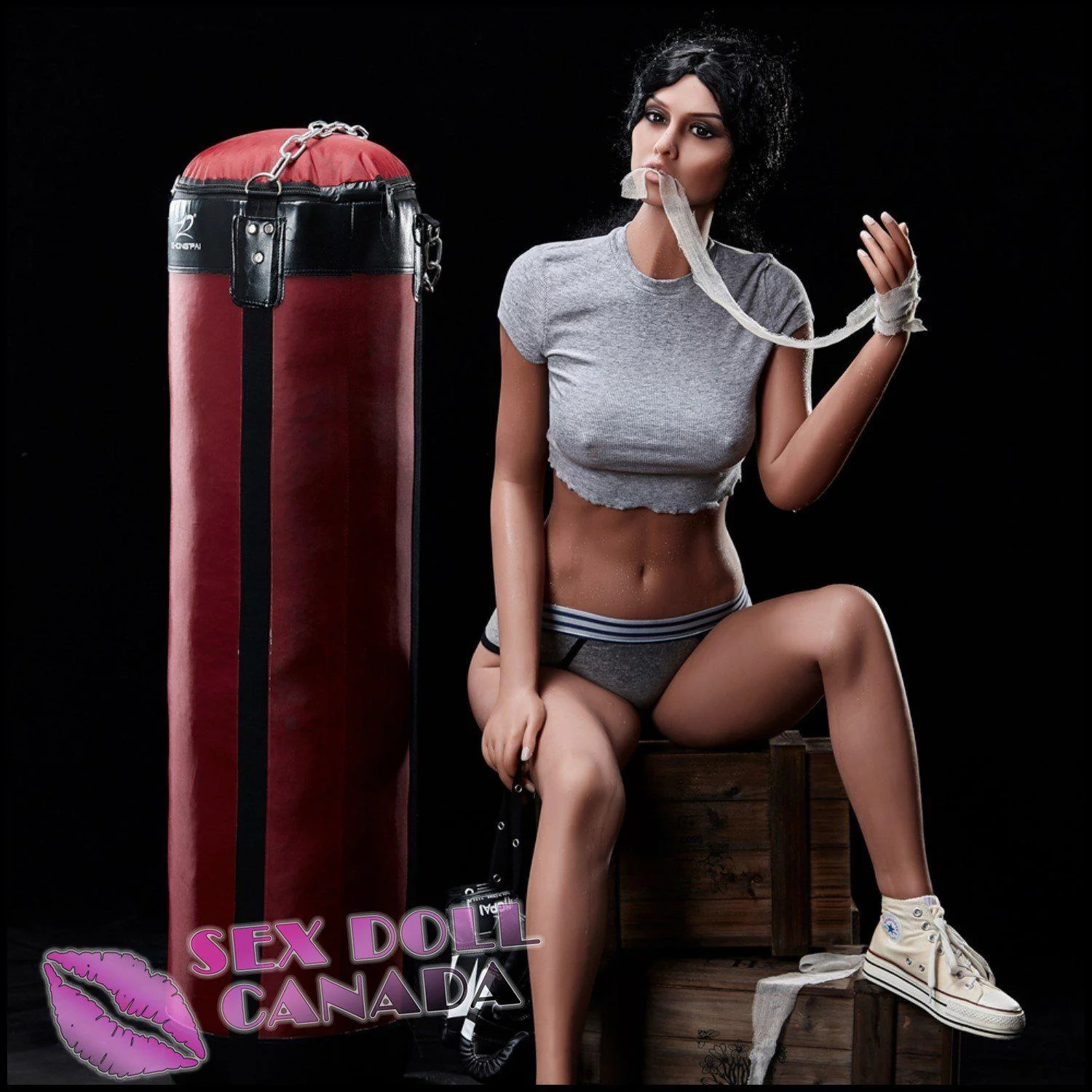 168 (5'6") C-Cup Selina Brown - IRONTECH Dolls - Image 4