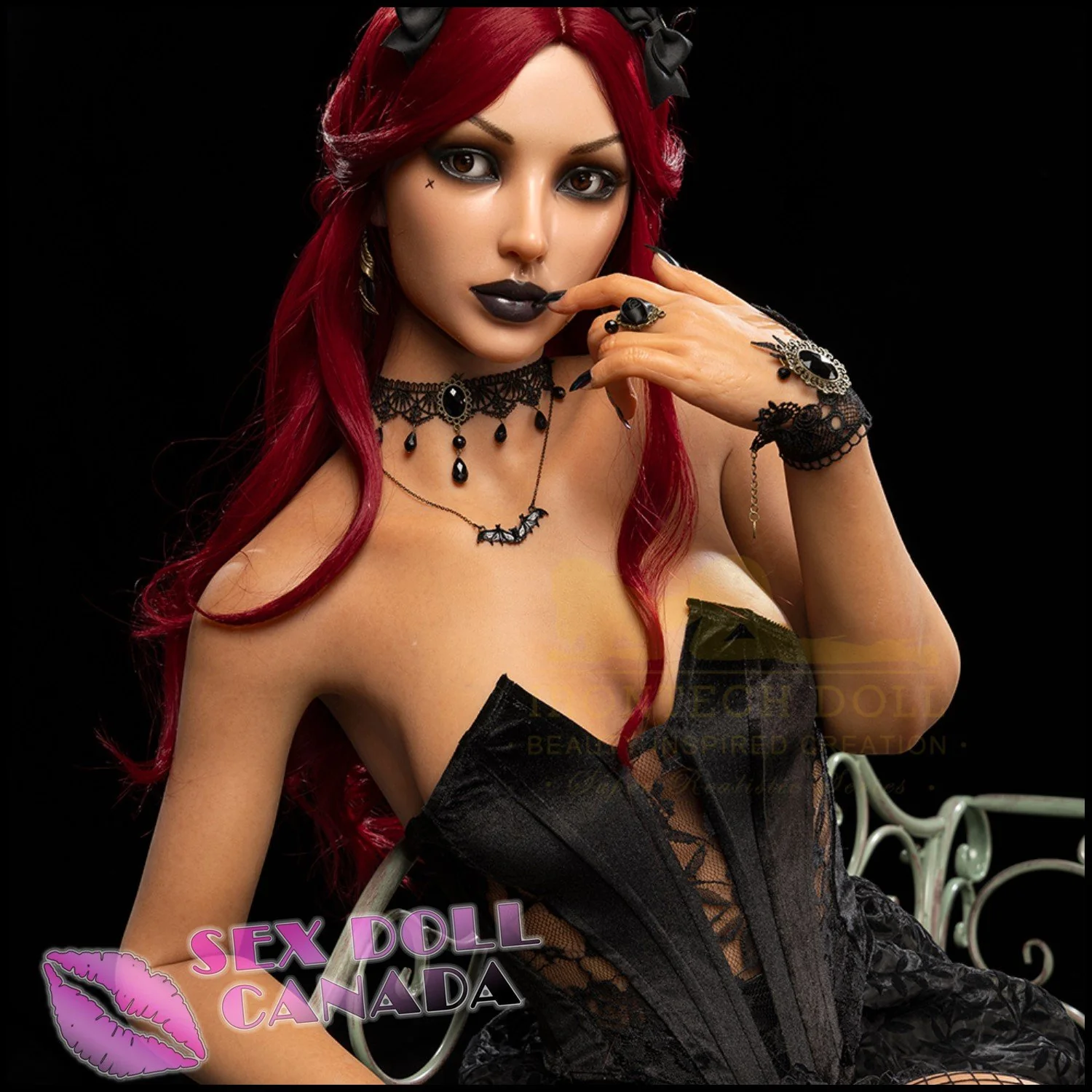 169 (5'6") E-Cup Gia (Head #S47) Full Silicone - IRONTECH Dolls - Image 23