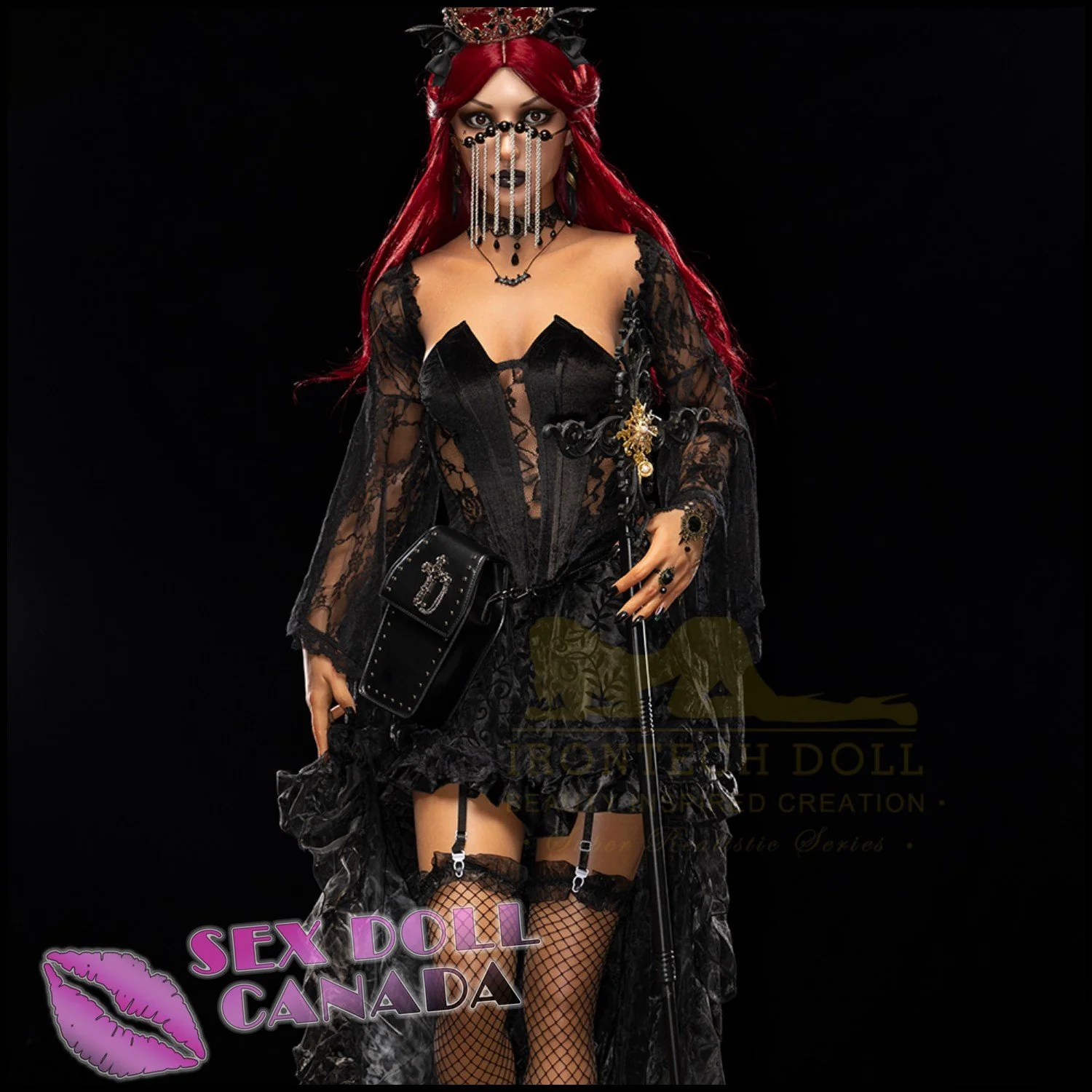 169 (5'6") E-Cup Gia (Head #S47) Full Silicone - IRONTECH Dolls - Image 3