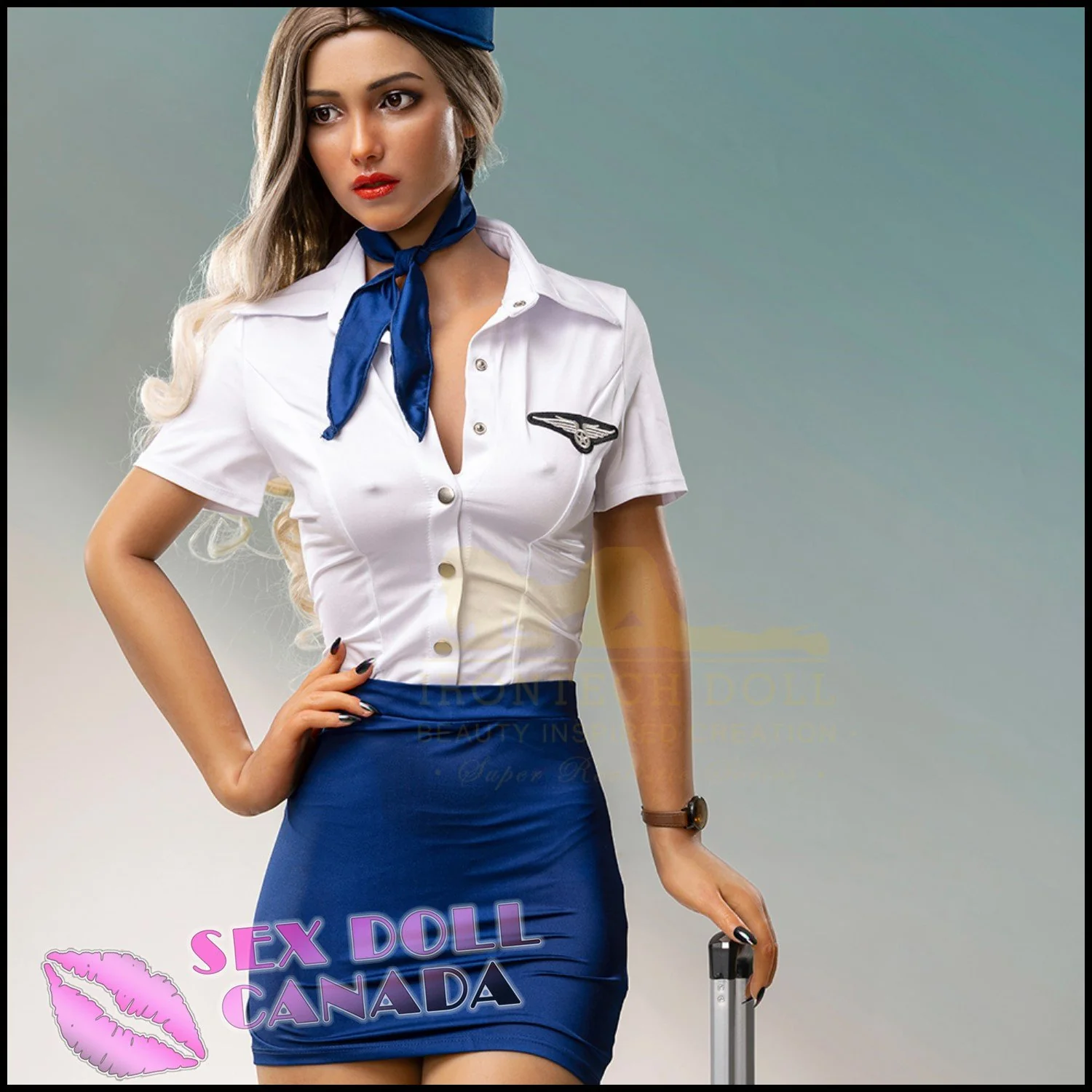 169 (5'6") E-Cup Molly (Head #S44) Full Silicone - IRONTECH Dolls - Image 5