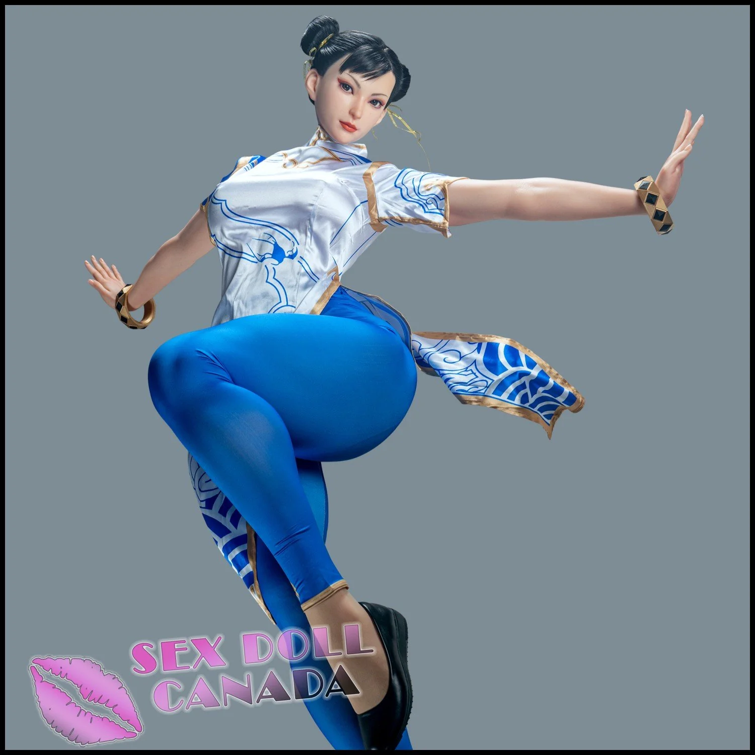 169 (5'6") F-Cup Chun Li - Full Silicone - Game Lady - Image 12