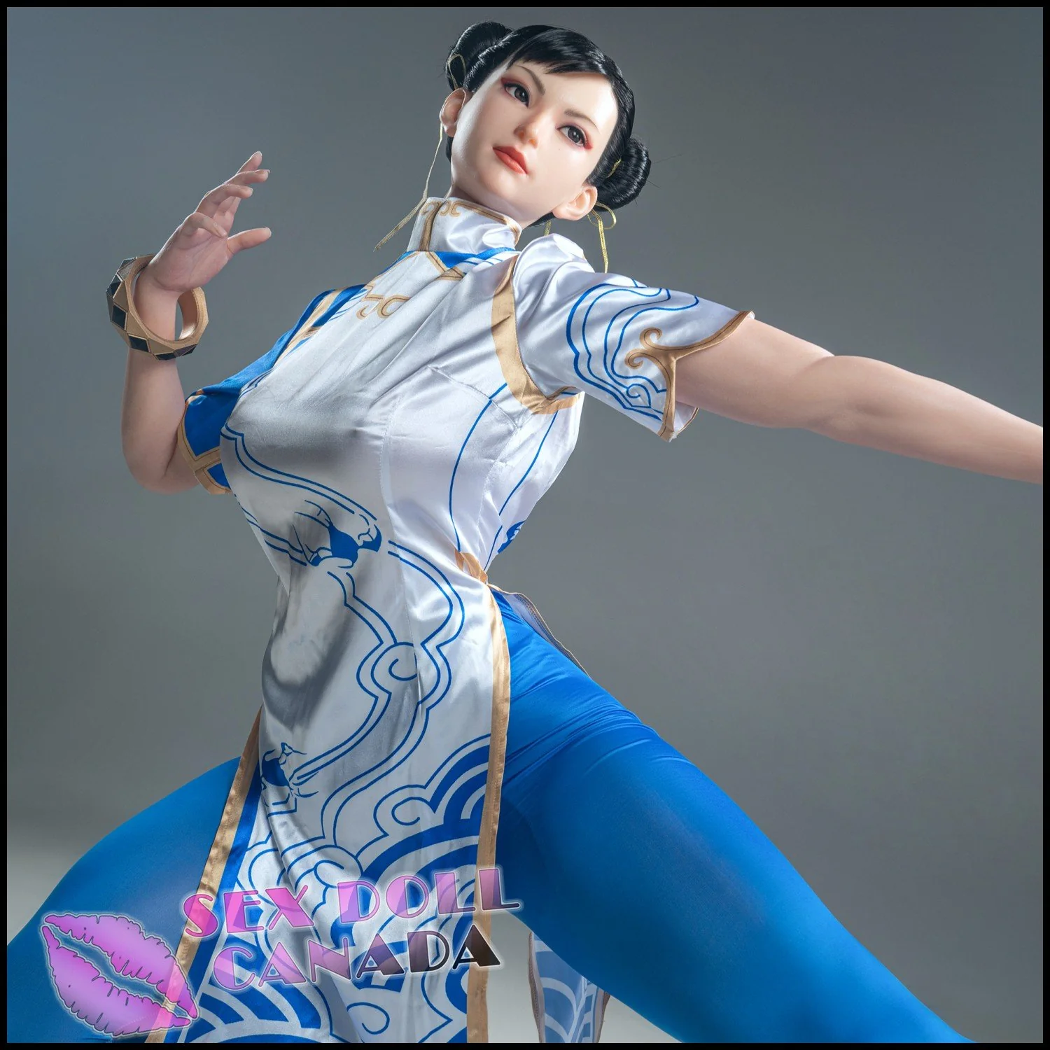169 (5'6") F-Cup Chun Li - Full Silicone - Game Lady - Image 17