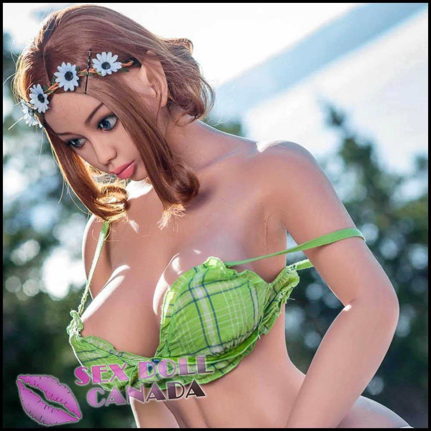 170 (5'7") H-Cup Kyndal Brunette Elf - WM Doll - Image 17