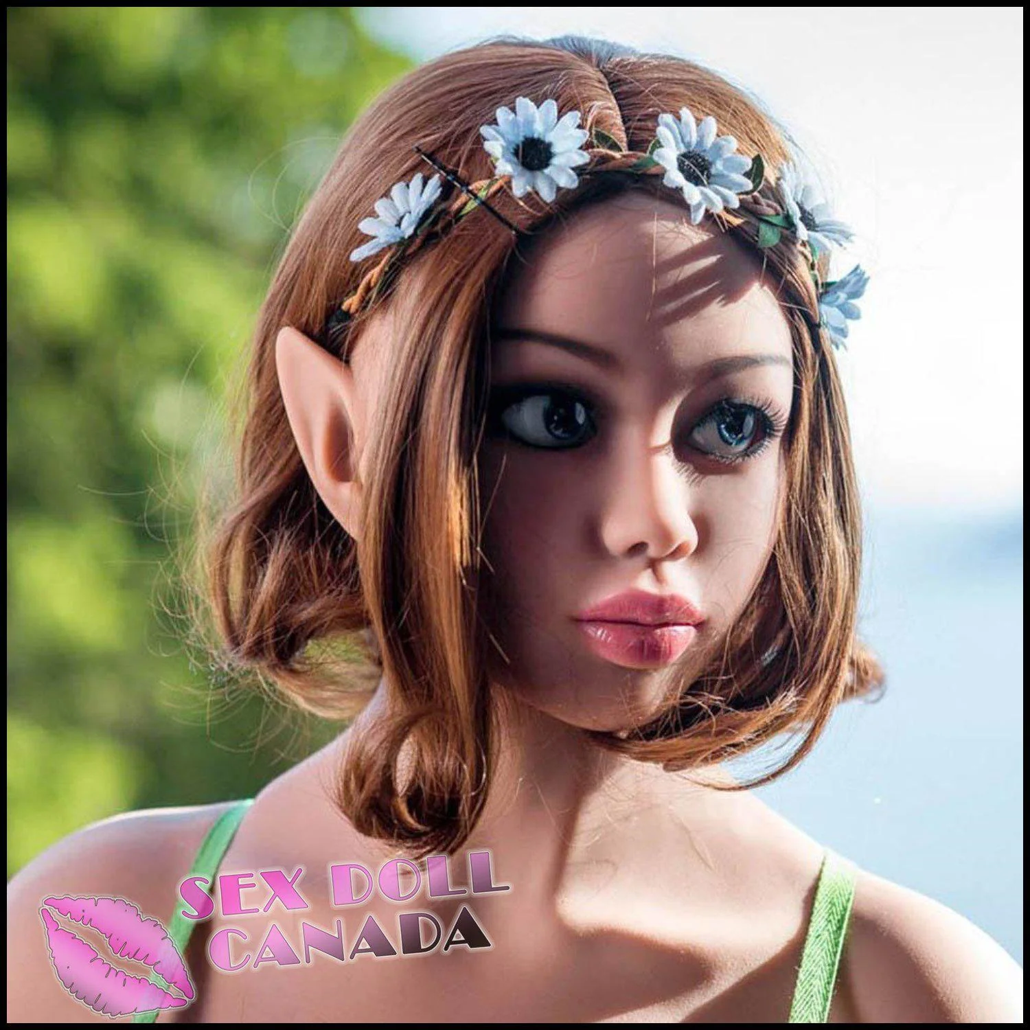 170 (5'7") H-Cup Kyndal Brunette Elf - WM Doll - Image 5