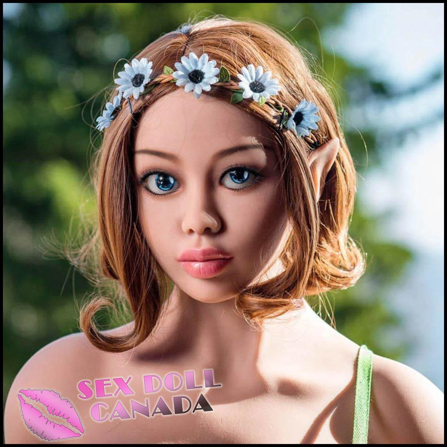 170 (5'7") H-Cup Kyndal Brunette Elf - WM Doll - Image 8